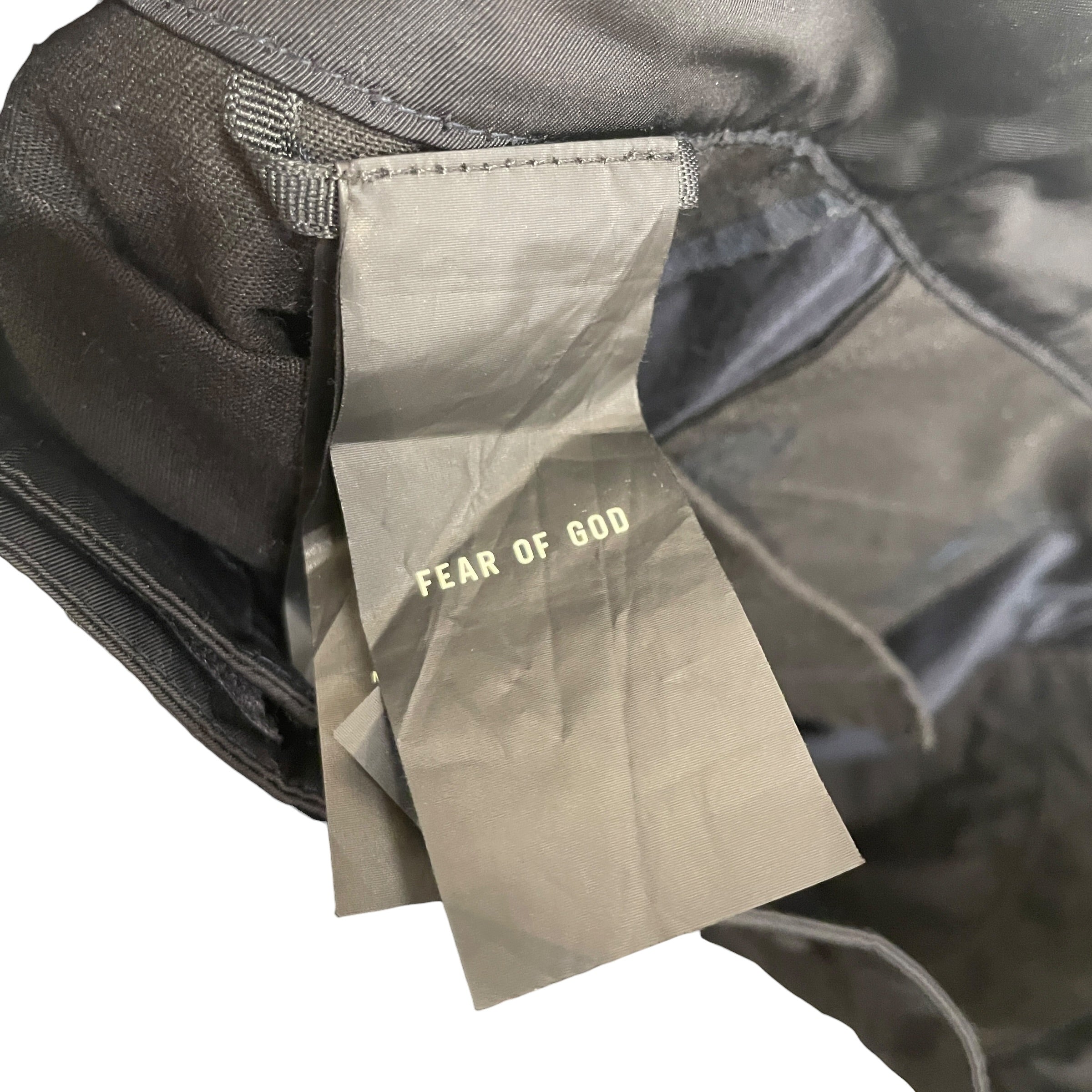 FEAR OF GOD/Skinny Pants/S/Nylon/BLK/BUTTONED PANTS view 4