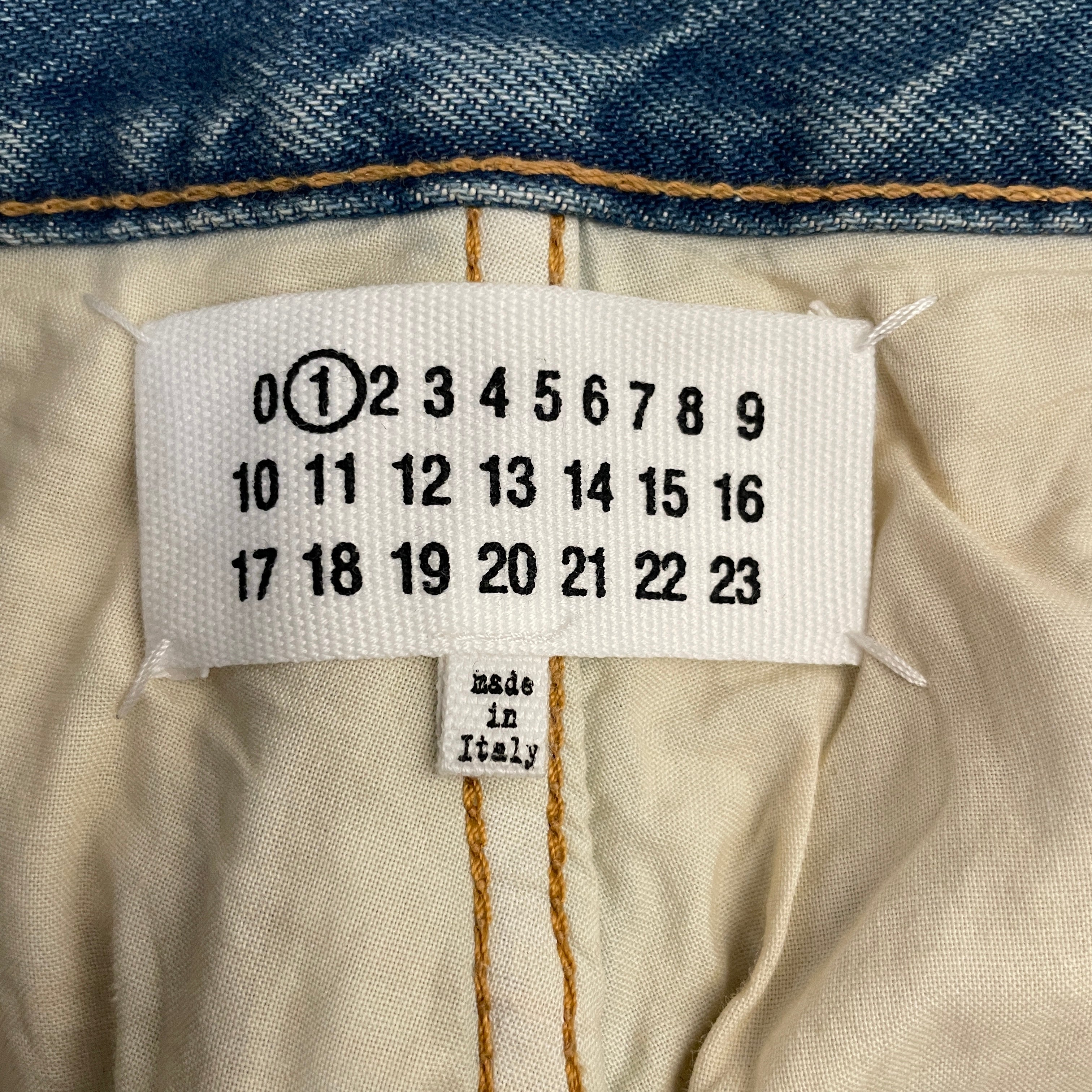 Maison Martin Margiela/Straight Pants/44/Denim/IDG/CUT OUT view 3