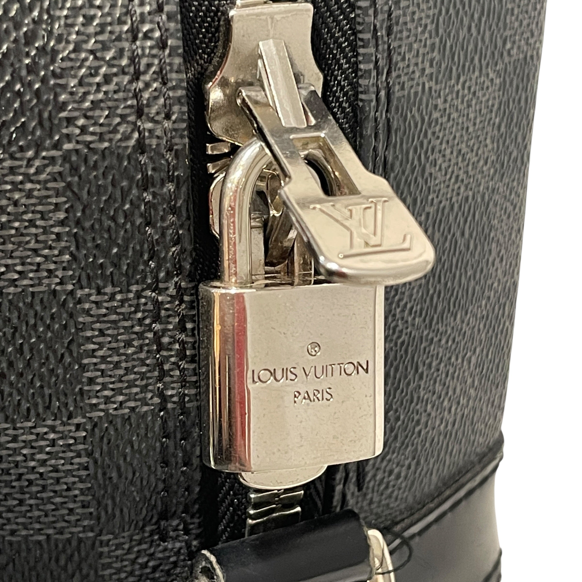 LOUIS VUITTON/Briefcase/Monogram/Leather/BLK/Porte-Documents Voyage Damier view 5