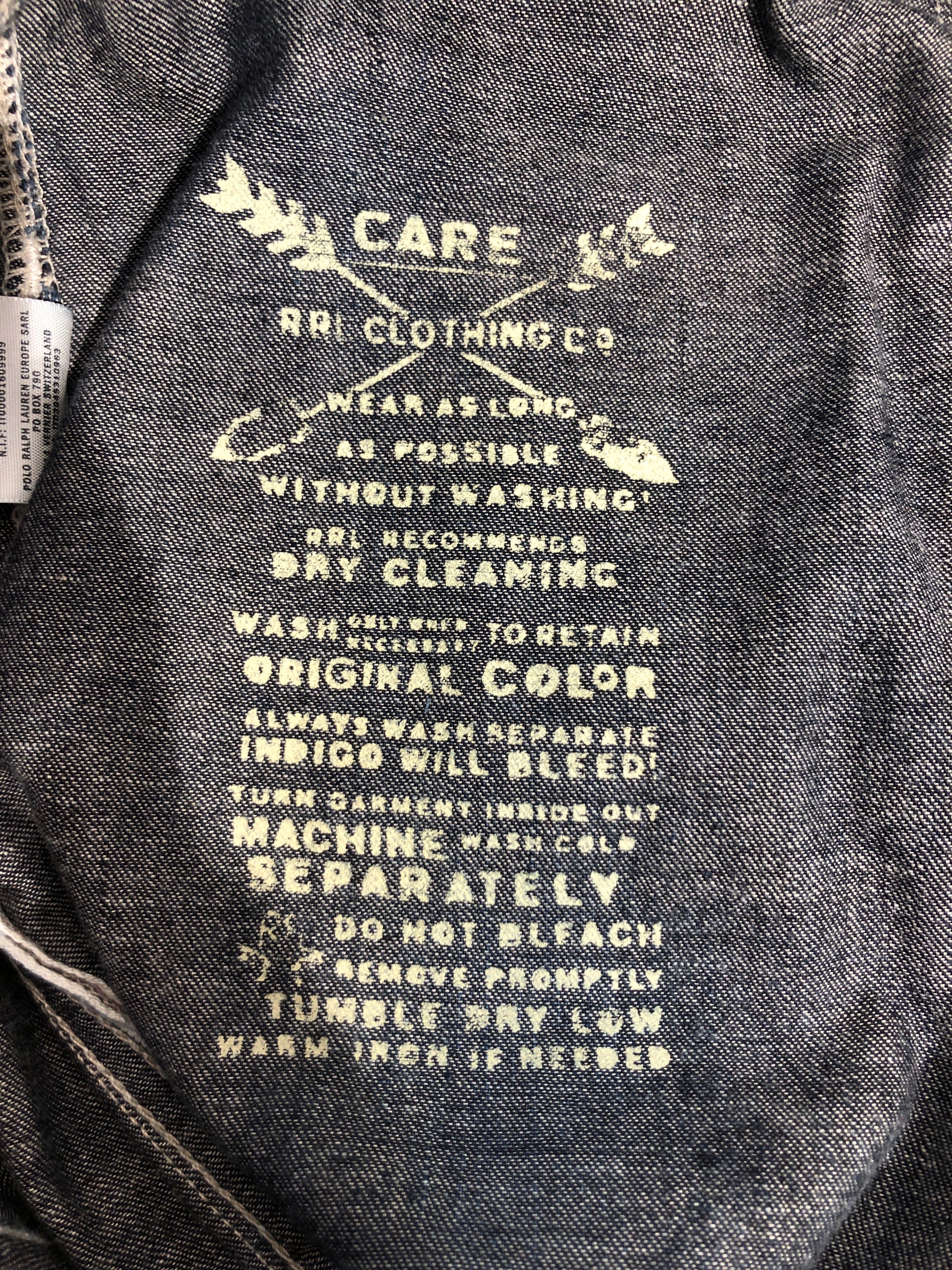RRL/Pants/31/Cotton/NVY/buckle back eep pockets dark view 5