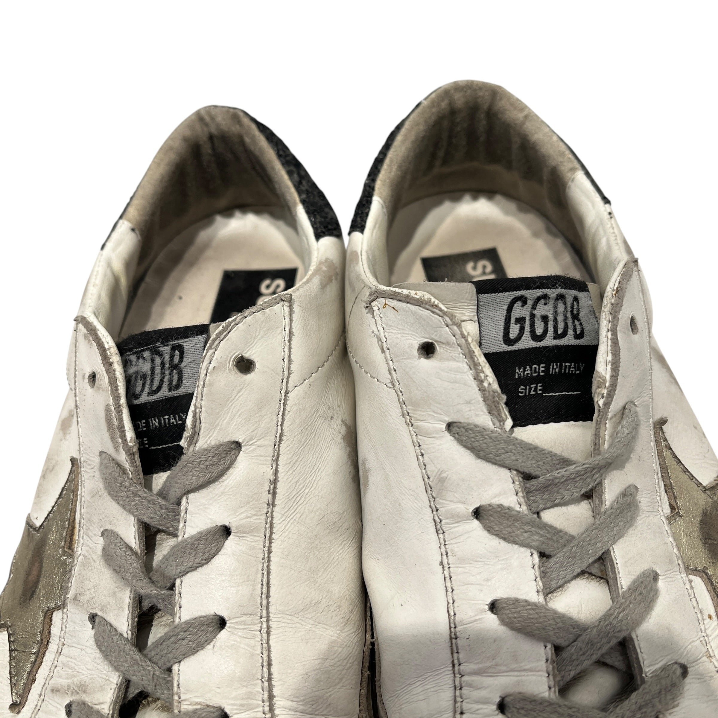 GOLDEN GOOSE/Low-Sneakers/US 6/Leather/WHT/golden star view 17