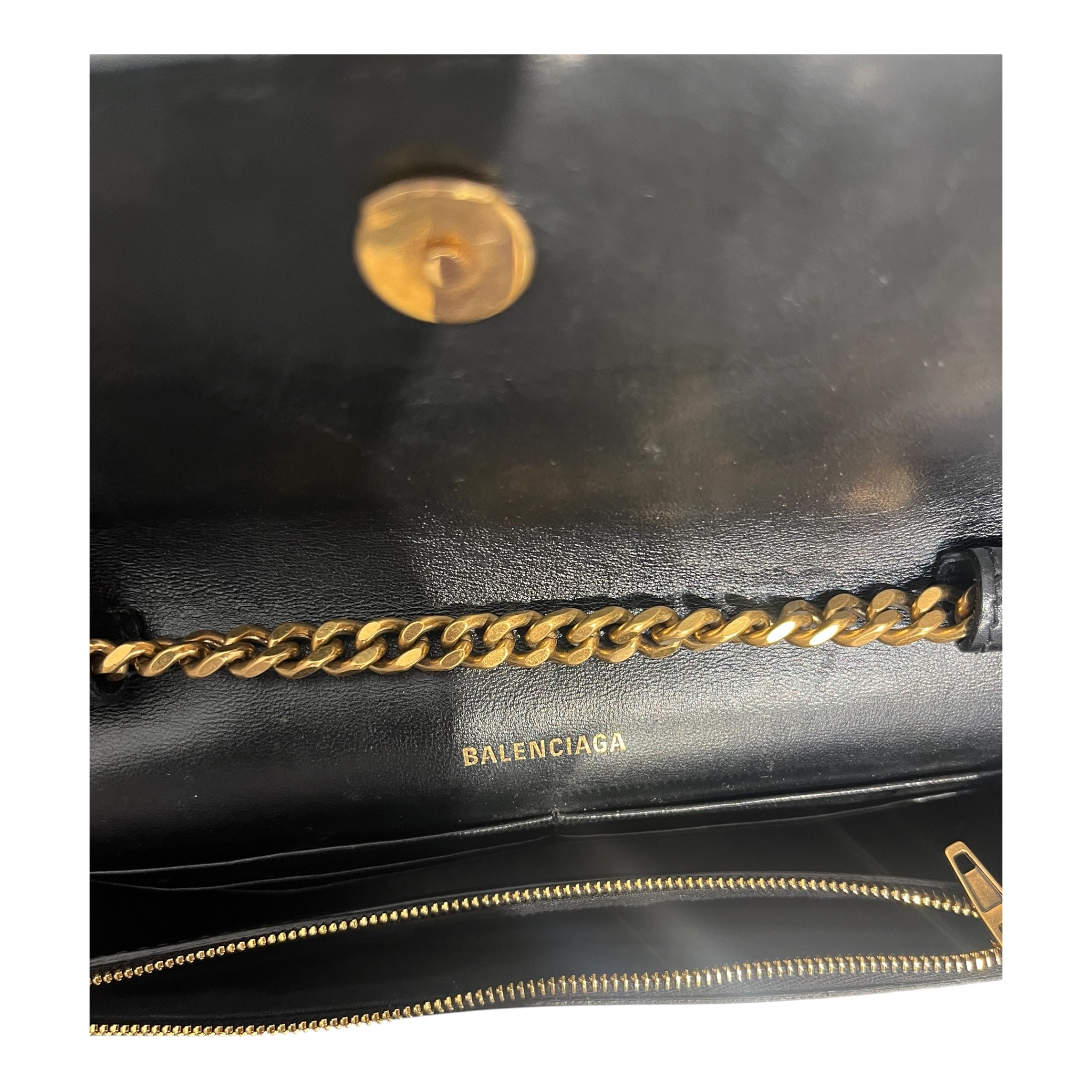 BALENCIAGA/Bag/Leather/BLK/slouch bag view 5