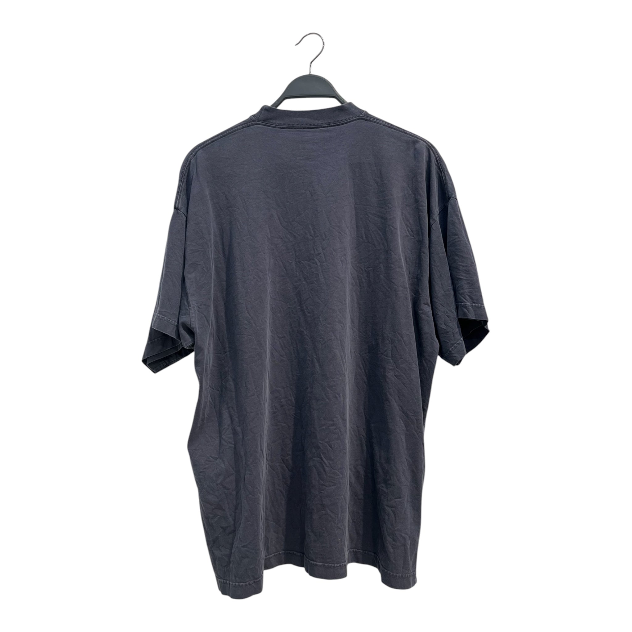 BALENCIAGA/T-Shirt/Cotton/NVY/BLUE SCHOOL LOGO view 2