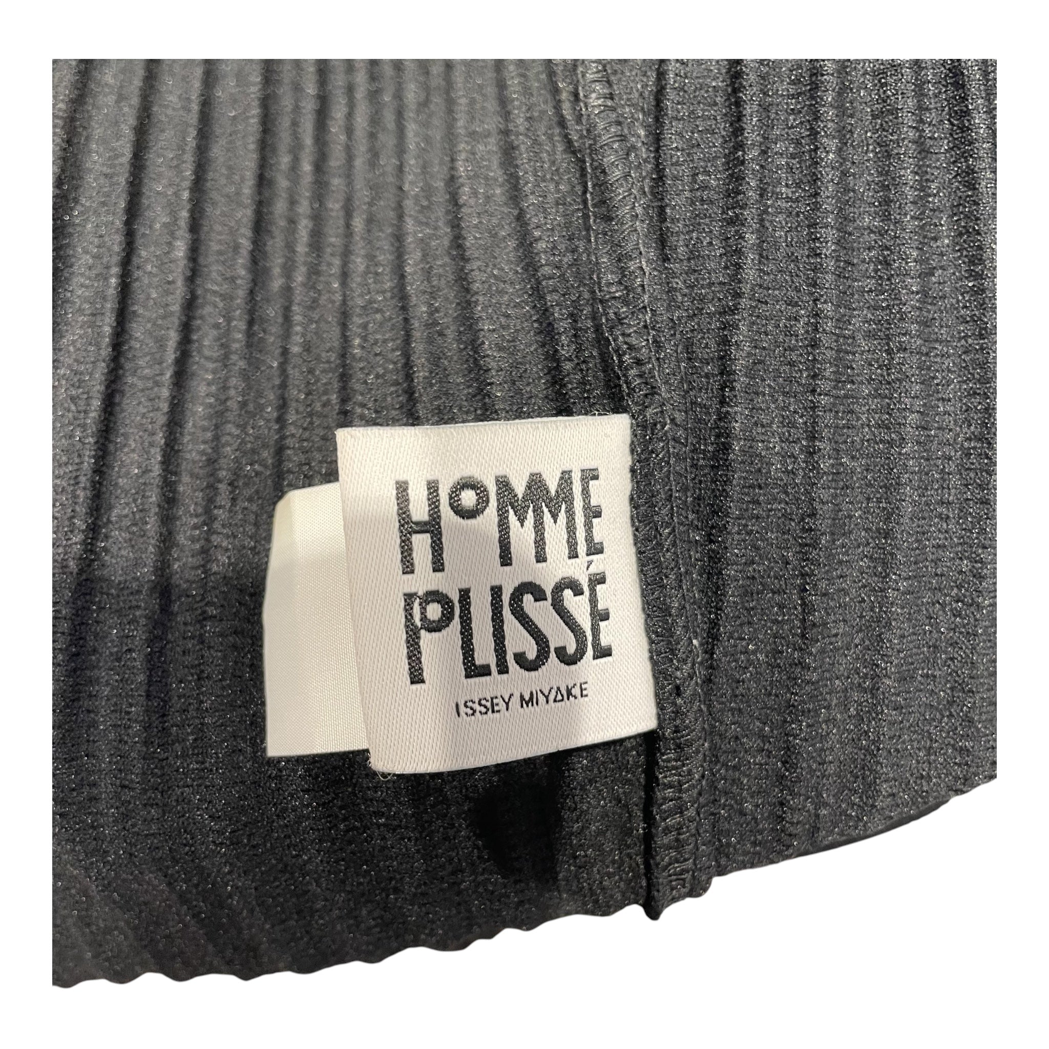 HOMME PLISSE ISSEY MIYAKE/Jacket/2/Polyester/BLK/PLEATED, SINGLE BOTTOM BUTTON view 3