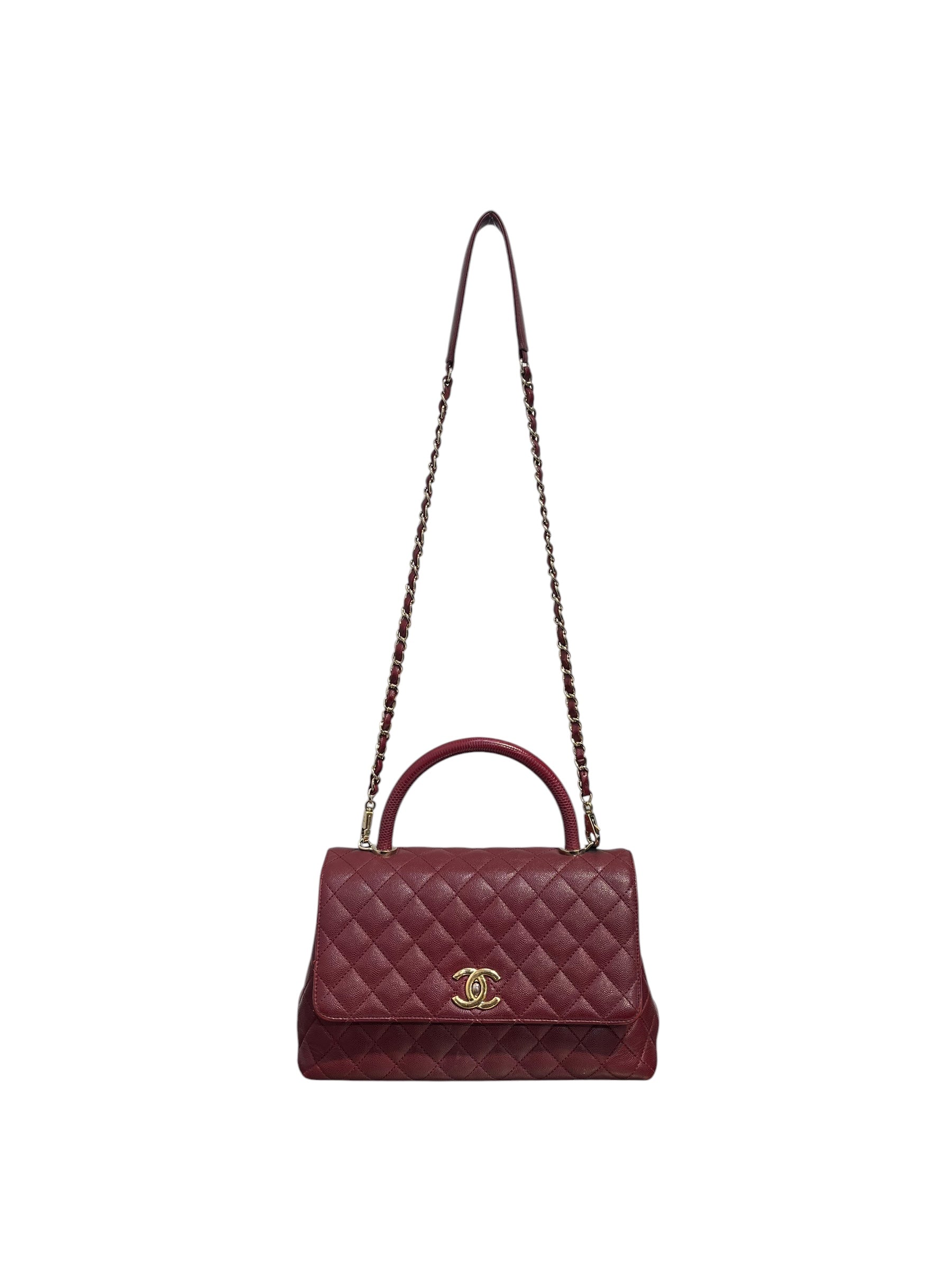 CHANEL/Bag/Leather/BRD/SMALL GLD CC LOGO view 1