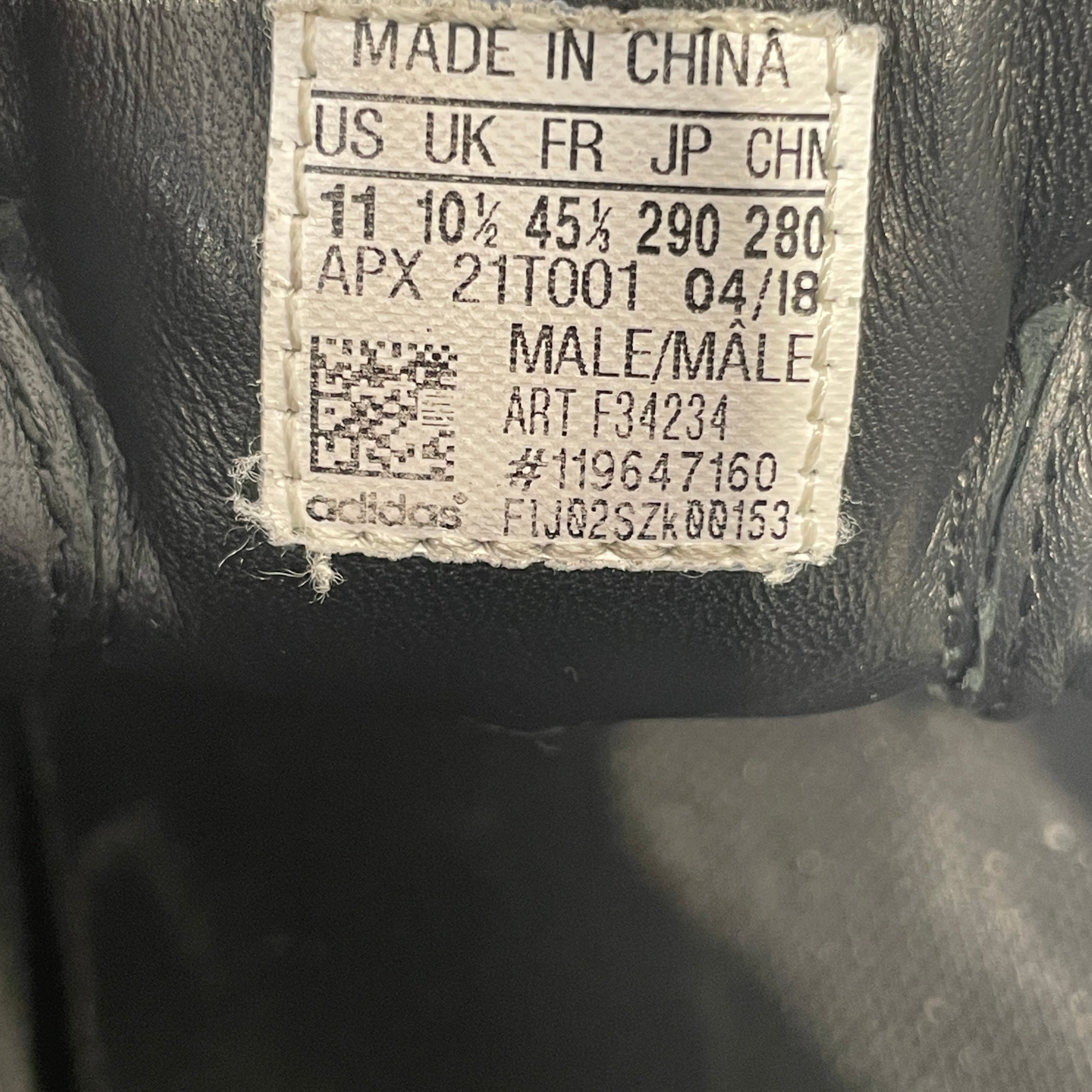 adidas/Low-Sneakers/US 11/BLK/U-Tip/adidas x raf simons view 4