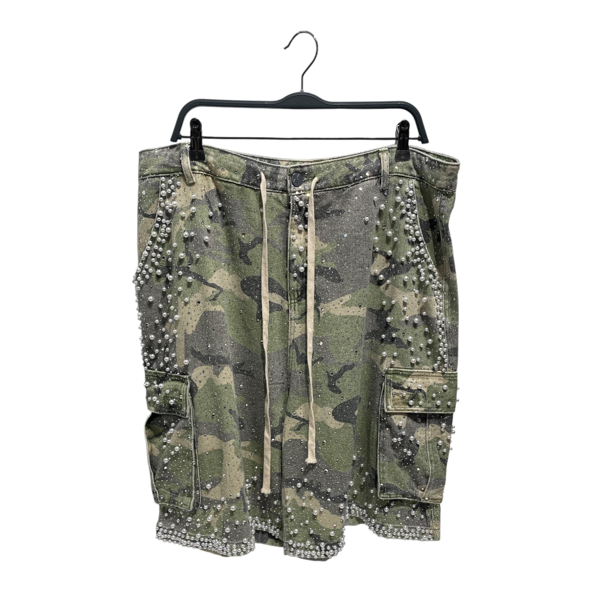 Vale/Shorts/34/Cotton/GRN/Camouflage/Pearl Soulja Shorts view 1