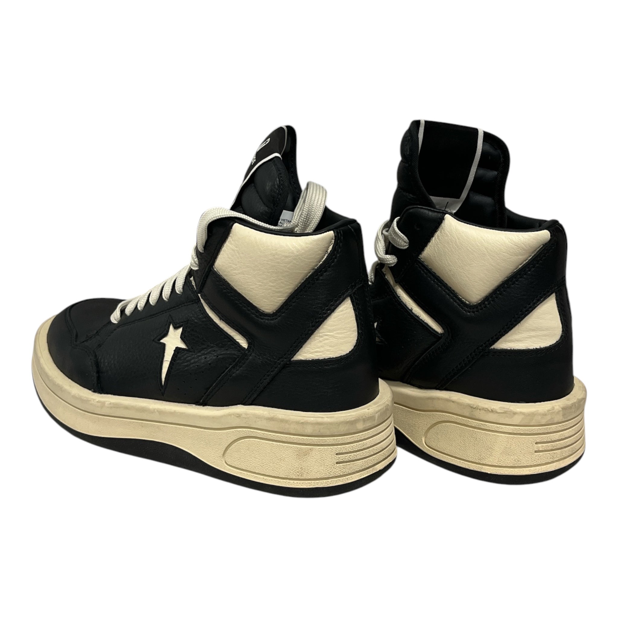 RICK OWENS DRKSHDW/Lace Up Boots/US 10/Leather/BLK/turbowpn view 2