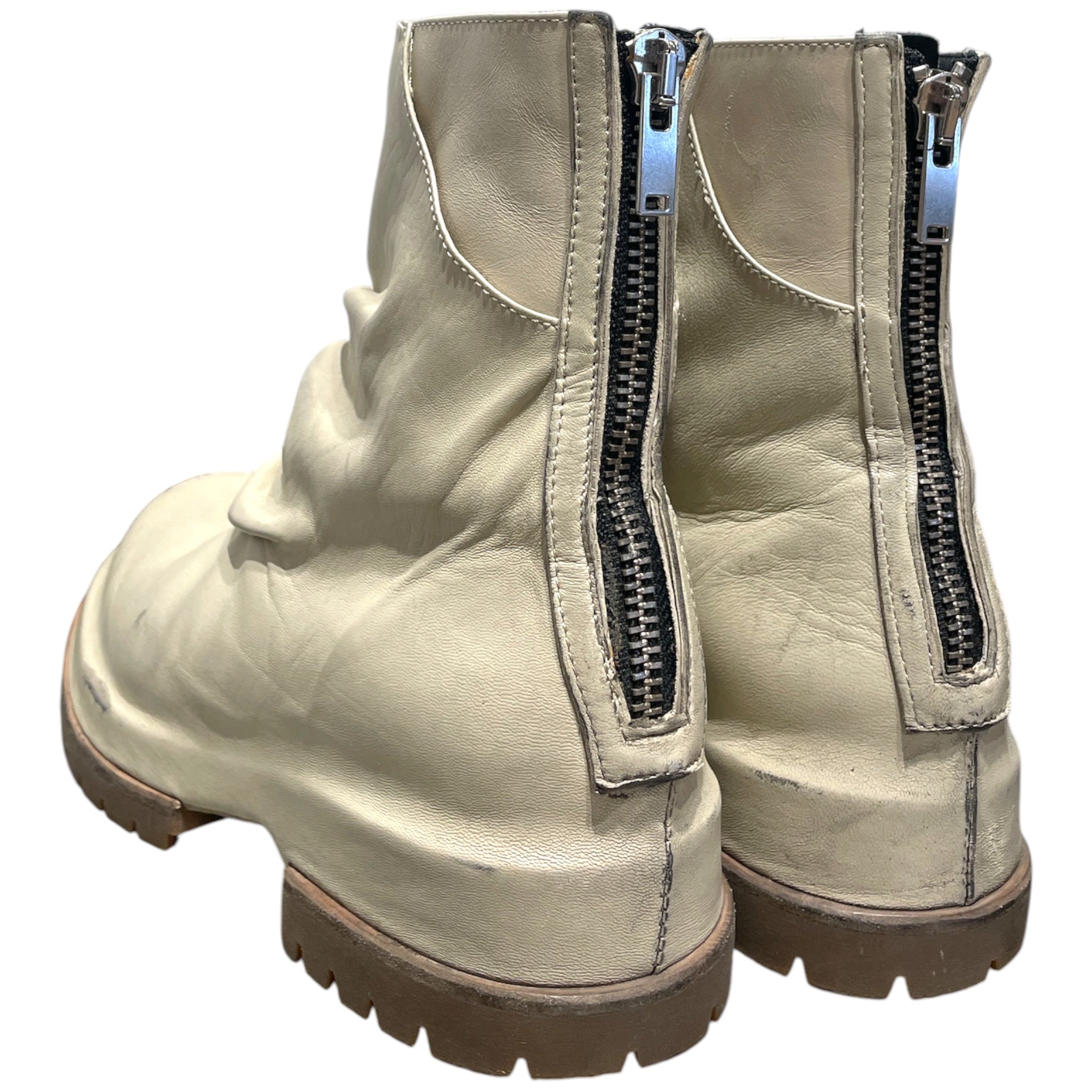 424(FourTwoFour)/Biker Boots/EU 41/Leather/WHT/ view 2