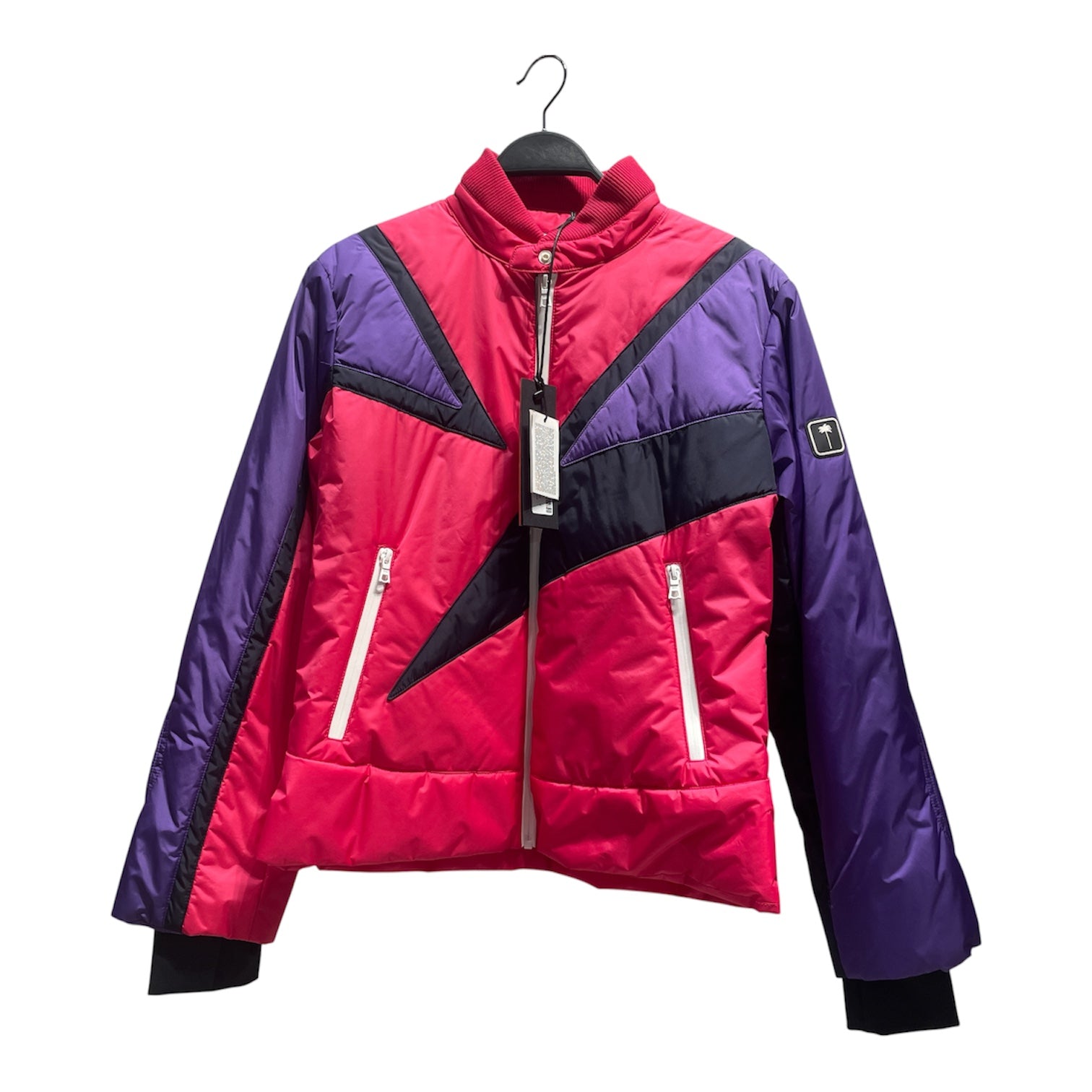 Palm Angels/Jacket/M/Nylon/MLT/ski jacket, pink & purple view 1