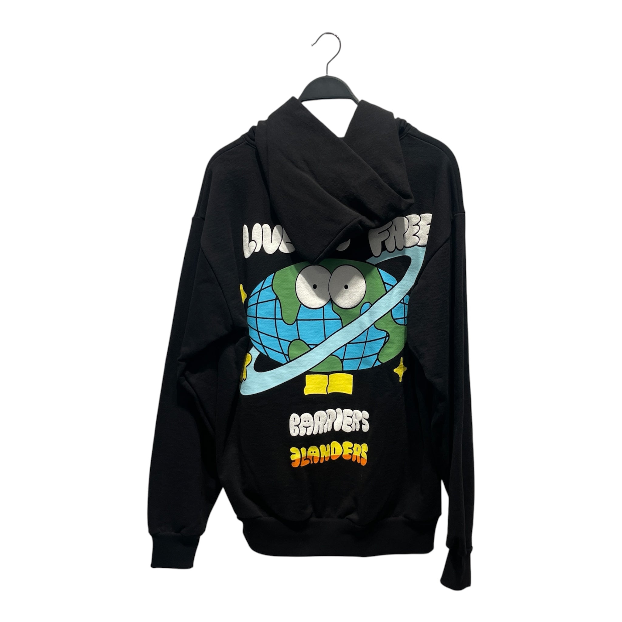 BARRIERS/Hoodie/L/Cotton/BLK/ view 2