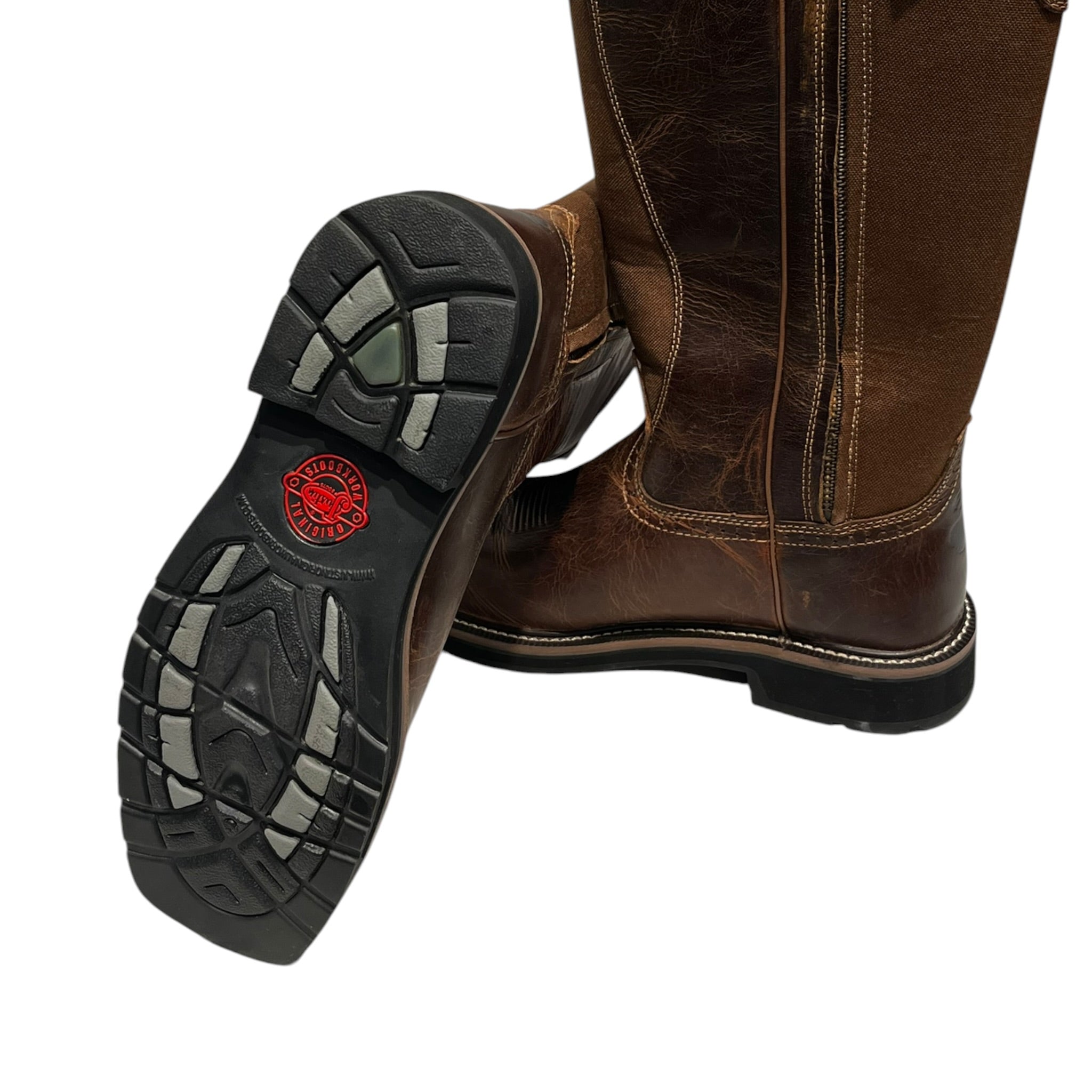 Justin BOOTS/Cowboy Boots/US 9.5/Leather/BRW/ view 4