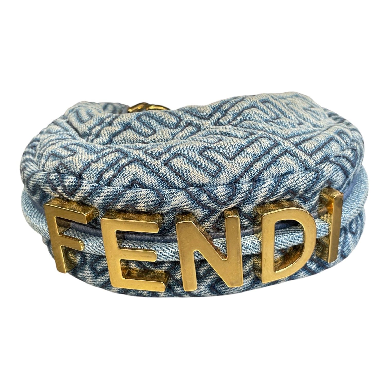 FENDI/Clutch Bag/Monogram/Denim/NVY/FENDI BLUE DENIM view 3