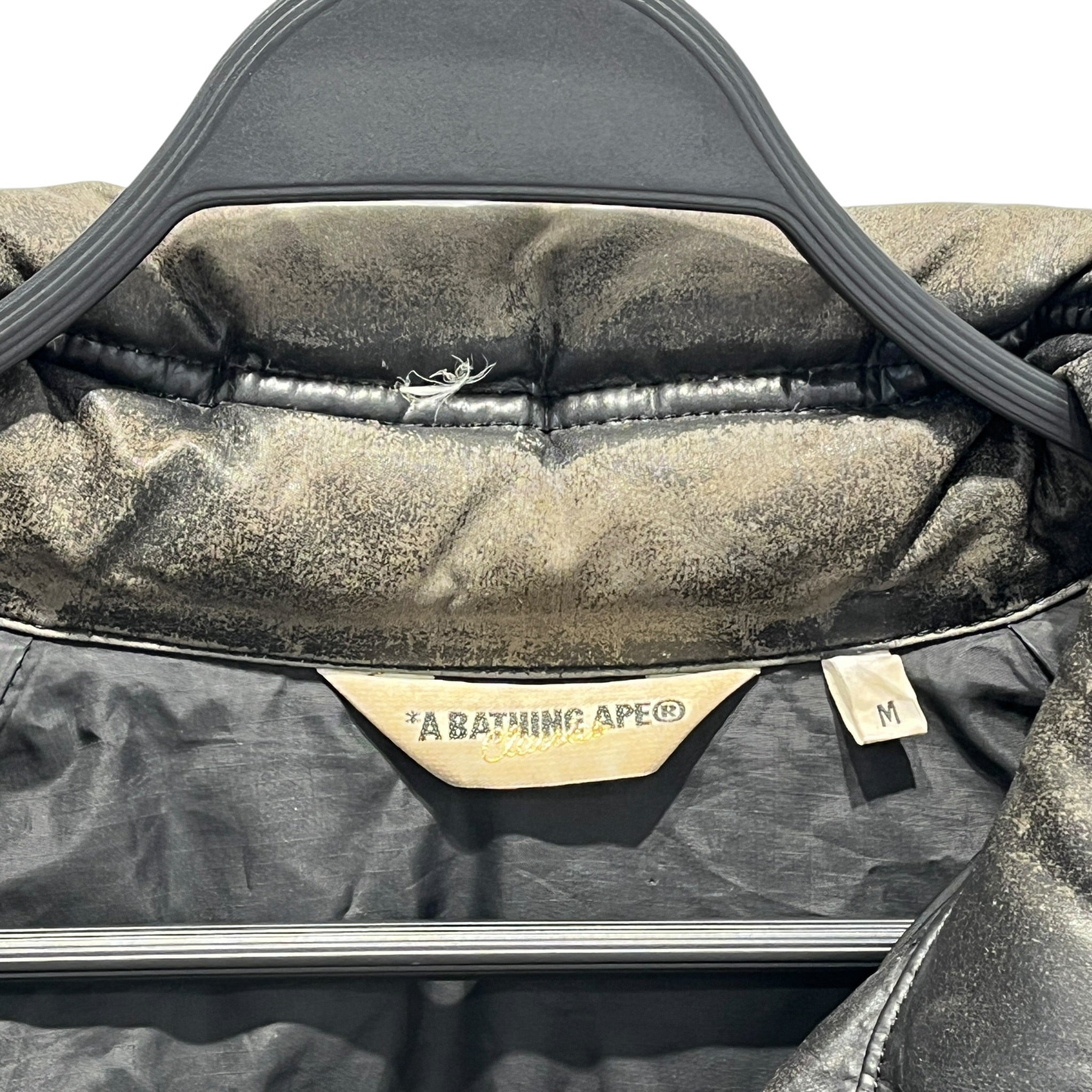 A BATHING APE/Jacket/M/Nylon/BLK/2004 NIGO ERA PUFFER (VINTAGE) view 3