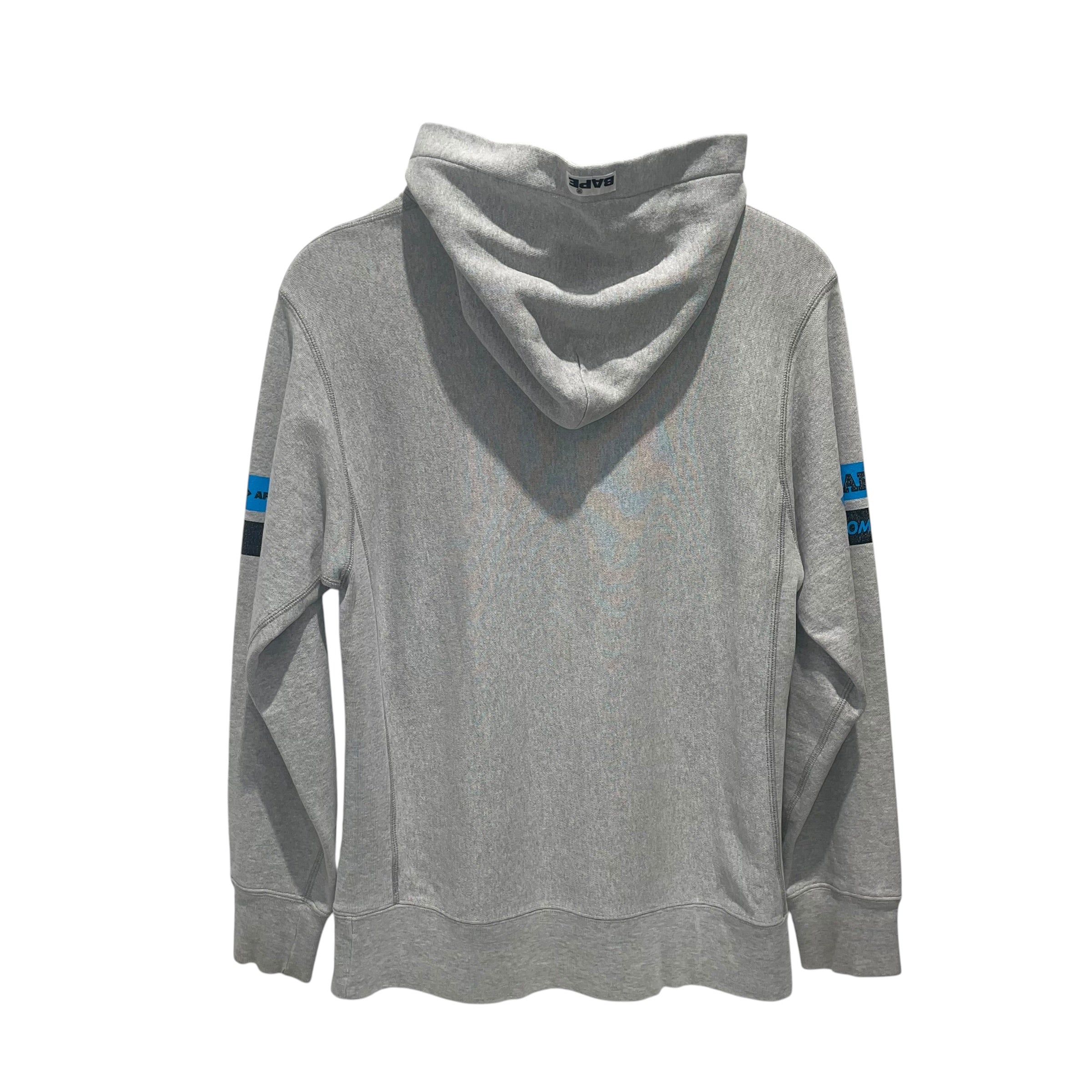 A BATHING APE/Hoodie/S/Cotton/GRY/'Ape Shall Never Die" view 2