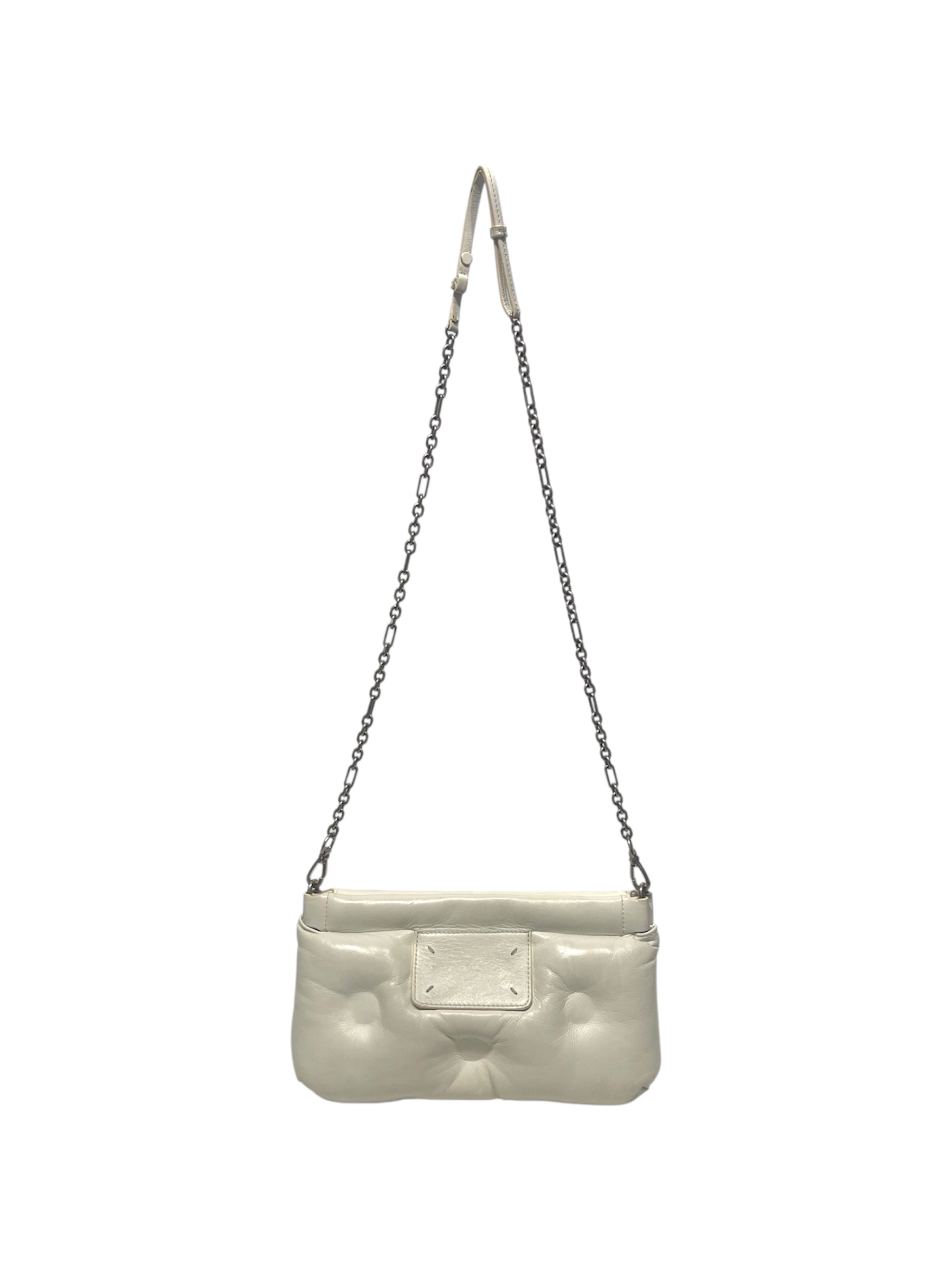 Maison Margiela/Cross Body Bag/Leather/WHT/Mini Glam Slam W Chain Strap view 2