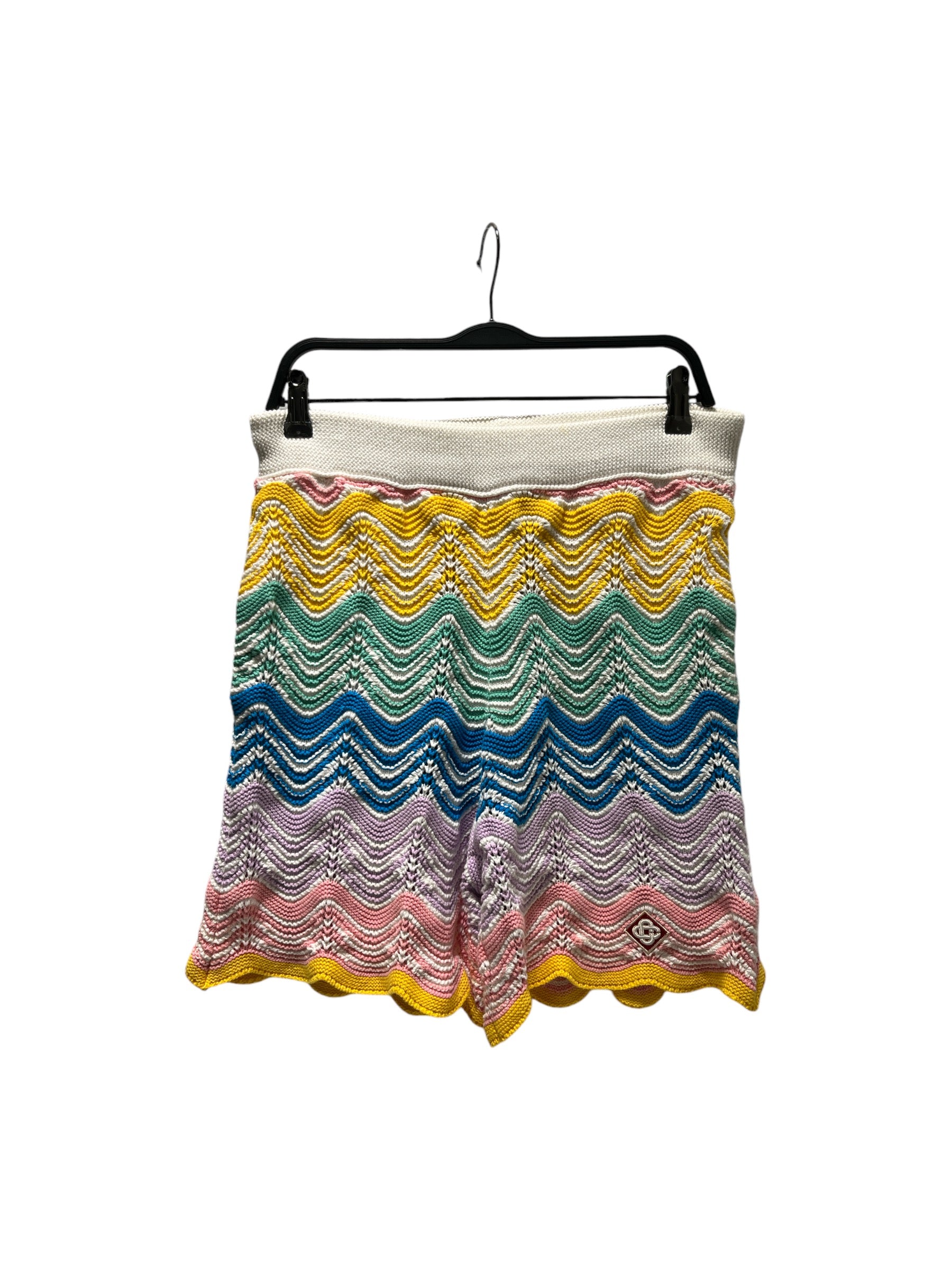 CASABLANCA/Shorts/M/Cotton/MLT/Stripe/KNIT GRAIDIENT WAVE SHORTS view 1