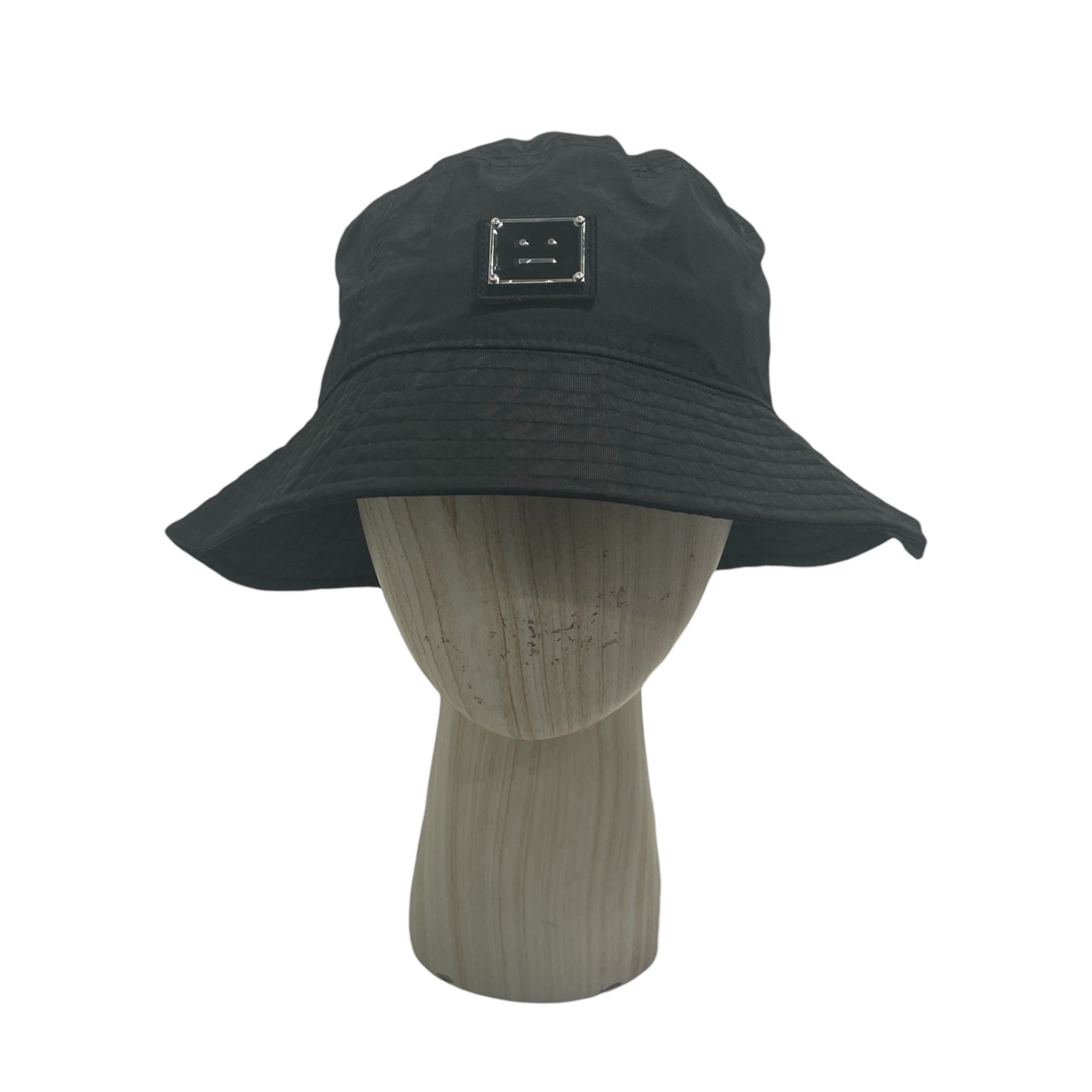 Acne Studios/Bucket Hat/OS/Polyester/BLK/ACNE BUCKET HAT FACE view 1