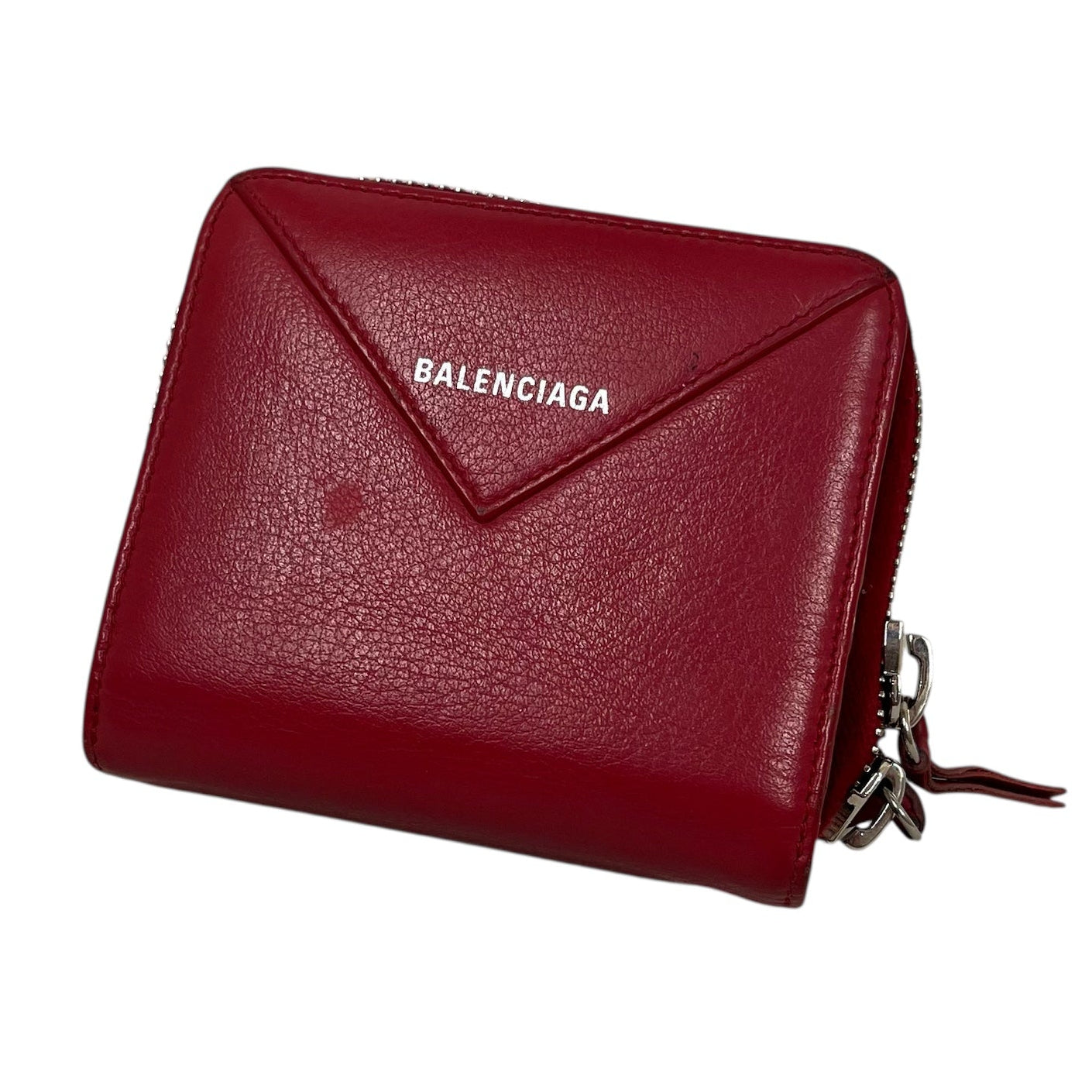 BALENCIAGA/Bifold Wallet/Leather/RED/ view 1