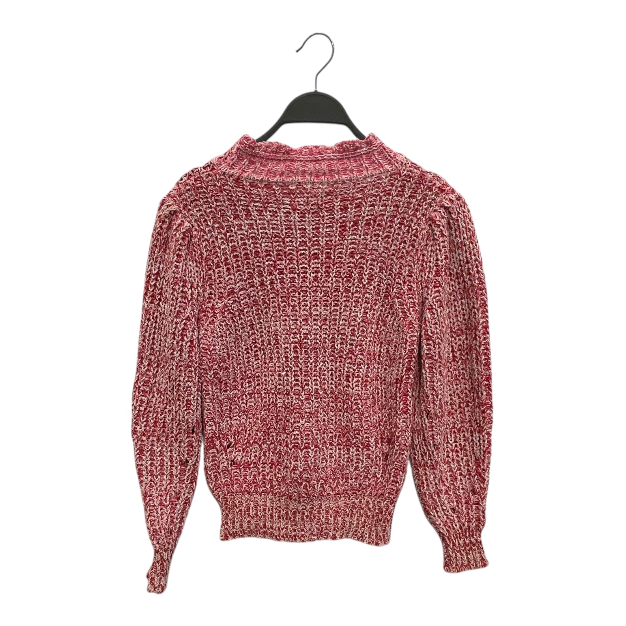 ISABEL MARANT ETOILE/Sweater/36/Cotton/RED/PNK DISTRESSED SWEATER view 2
