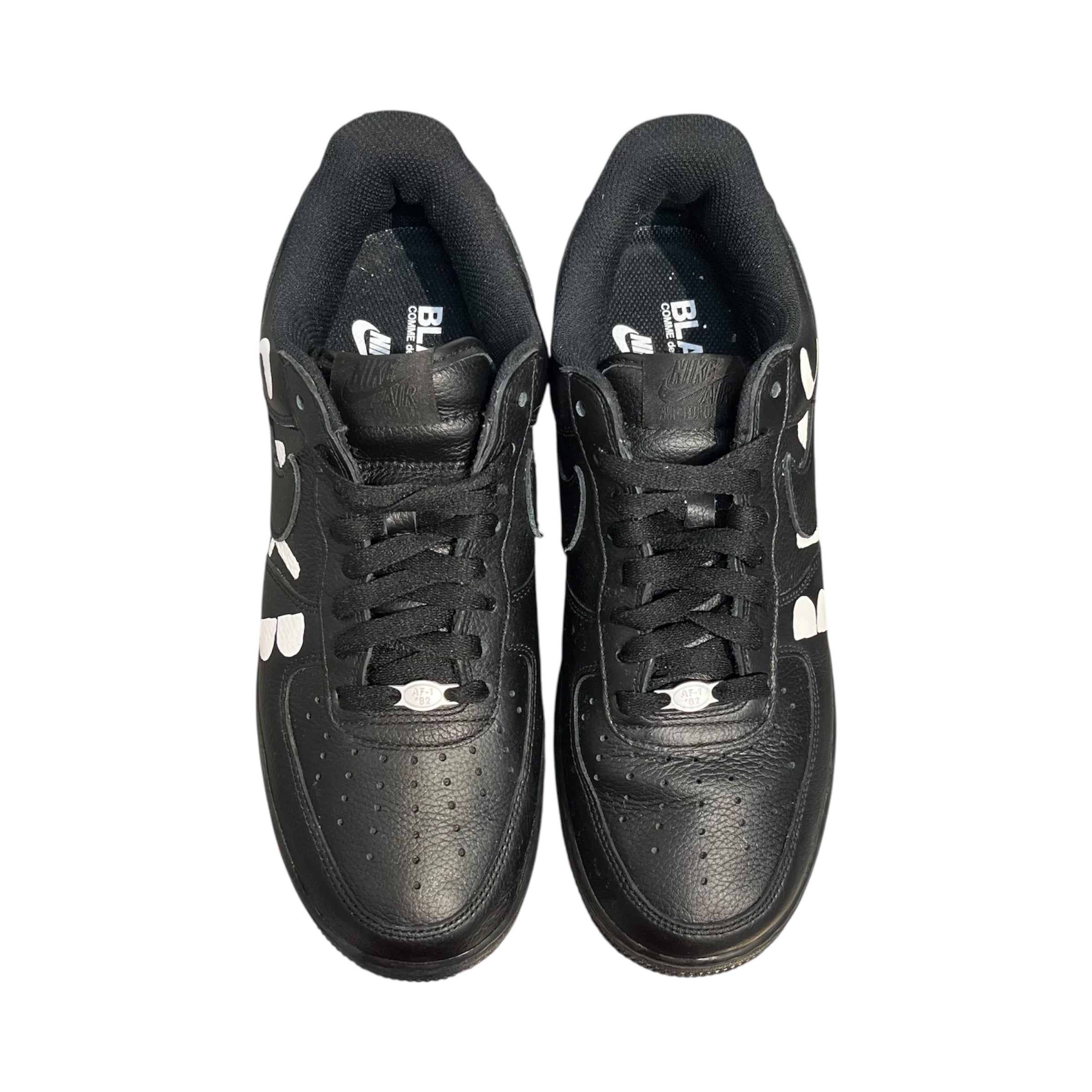BLACK COMME des GARCONS/NIKE/Low-Sneakers/US 10/Leather/BLK/COLLAB AIR FORCE view 6