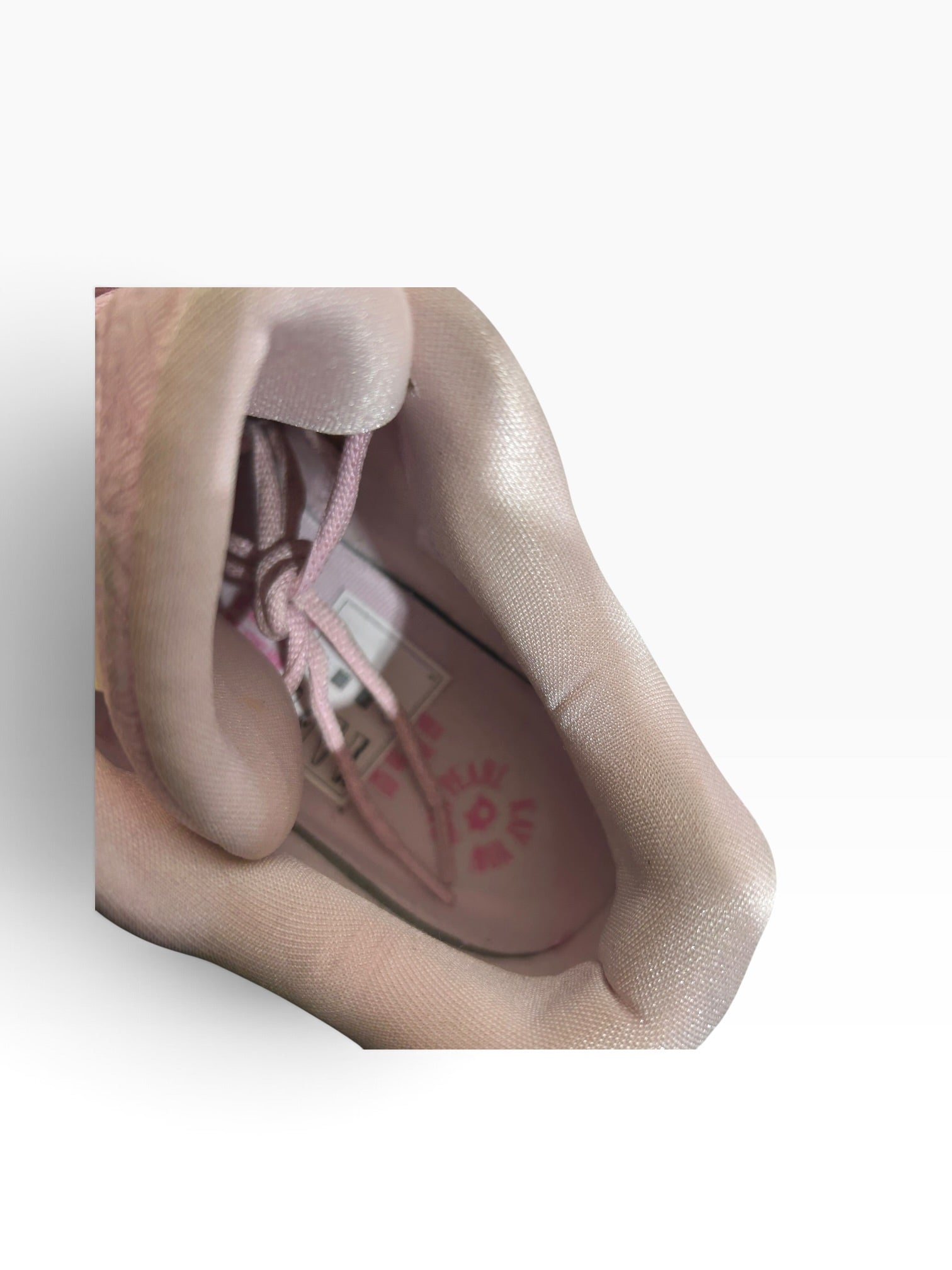 NIKE/Low-Sneakers/UK 12/Cotton/PNK/Kd17 Aunt Pearls view 3