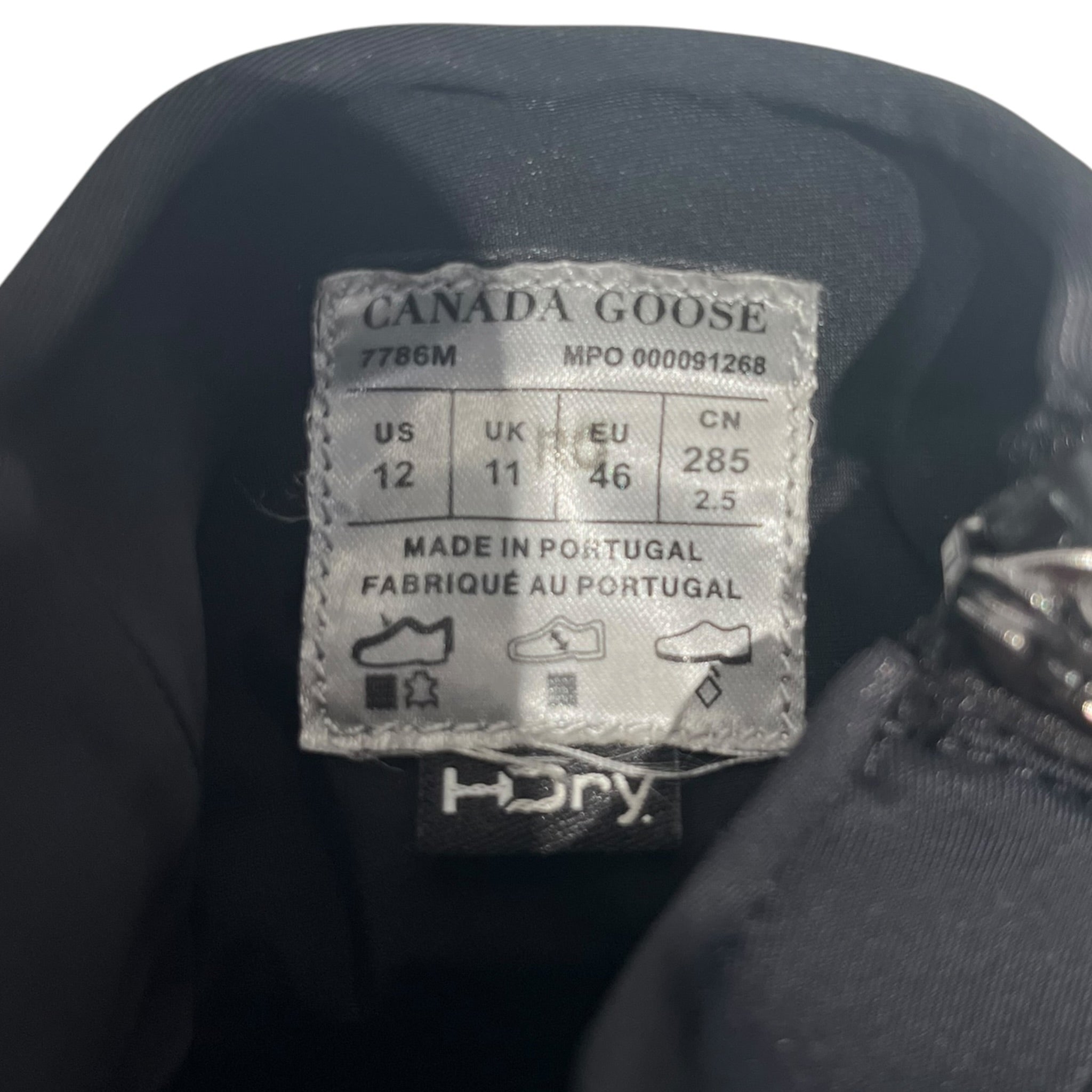 CANADA GOOSE/Hi-Sneakers/US 12/BLK/GLACIER HIGH TRAIL SNEAKER view 3