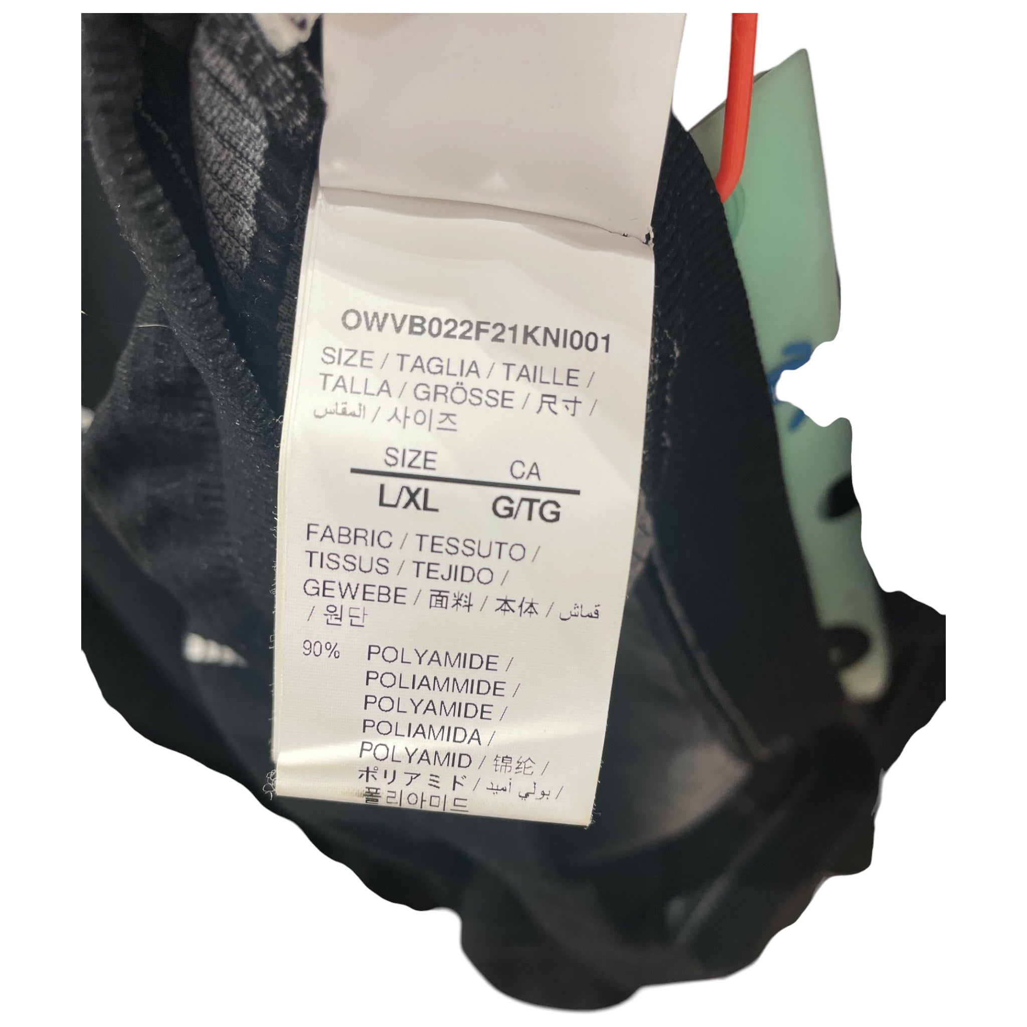OFF-WHITE/LS T-Shirt/XL/Nylon/BLK/OWVBB022F21KNI001 view 4