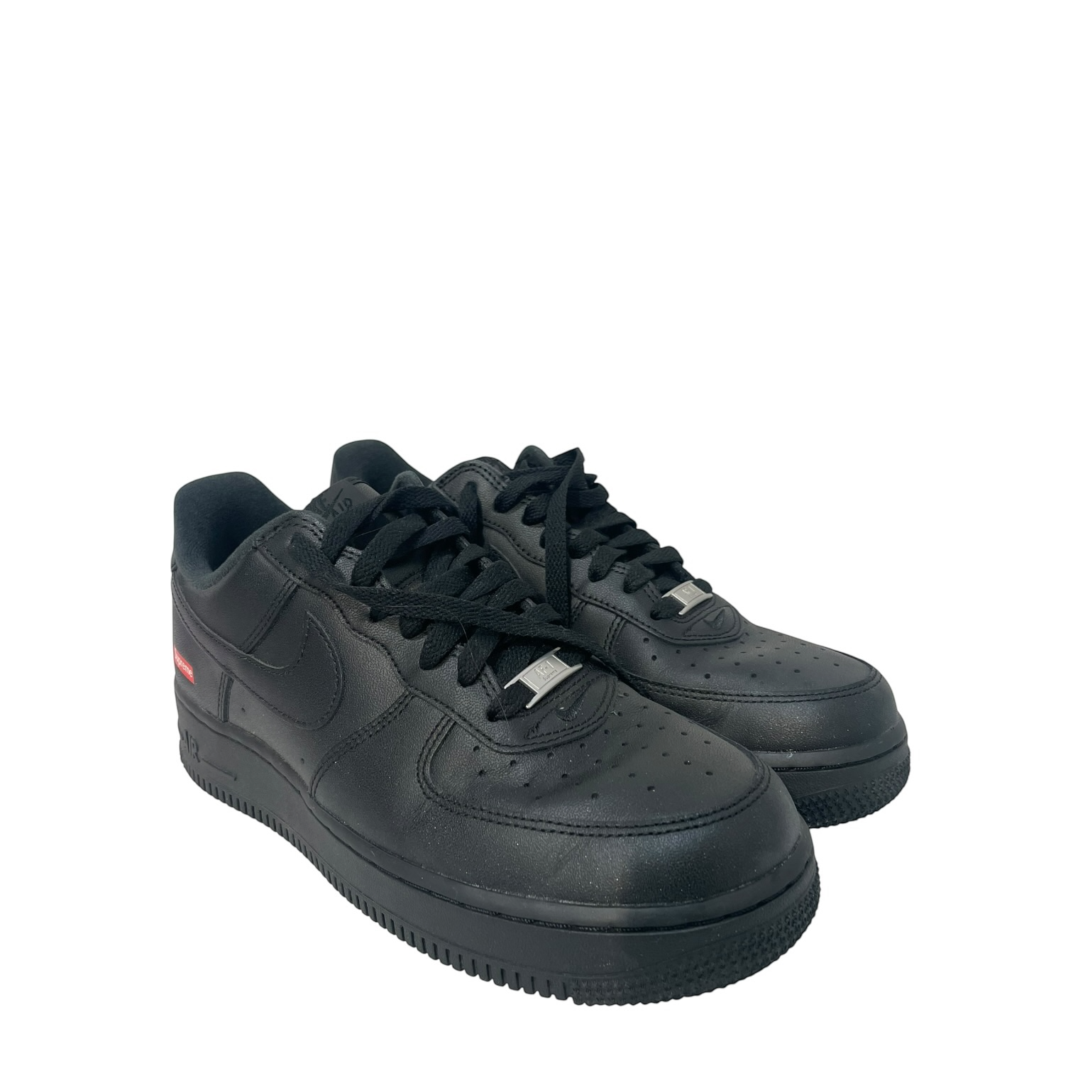 NIKE/AIR FORCE 1 LOW/Low-Sneakers/US 8/Leather/BLK/CU9225-001 view 1