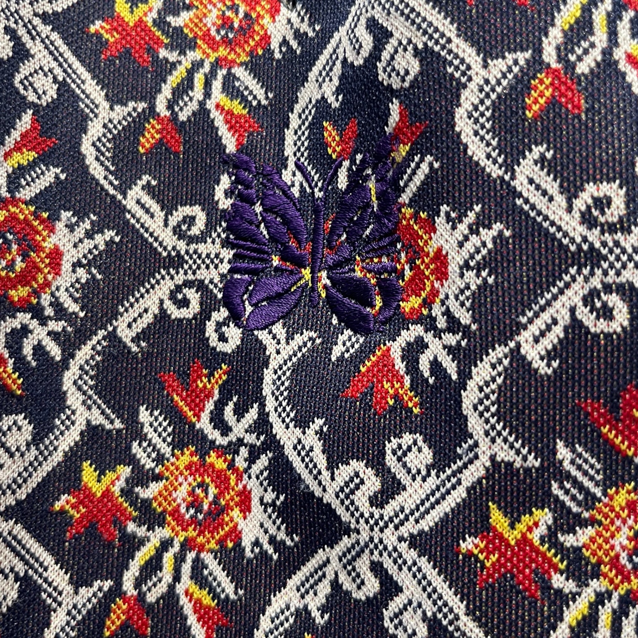 Needles/Pants/XL/Polyester/NVY/Floral Pattern/zipper pocket view 3