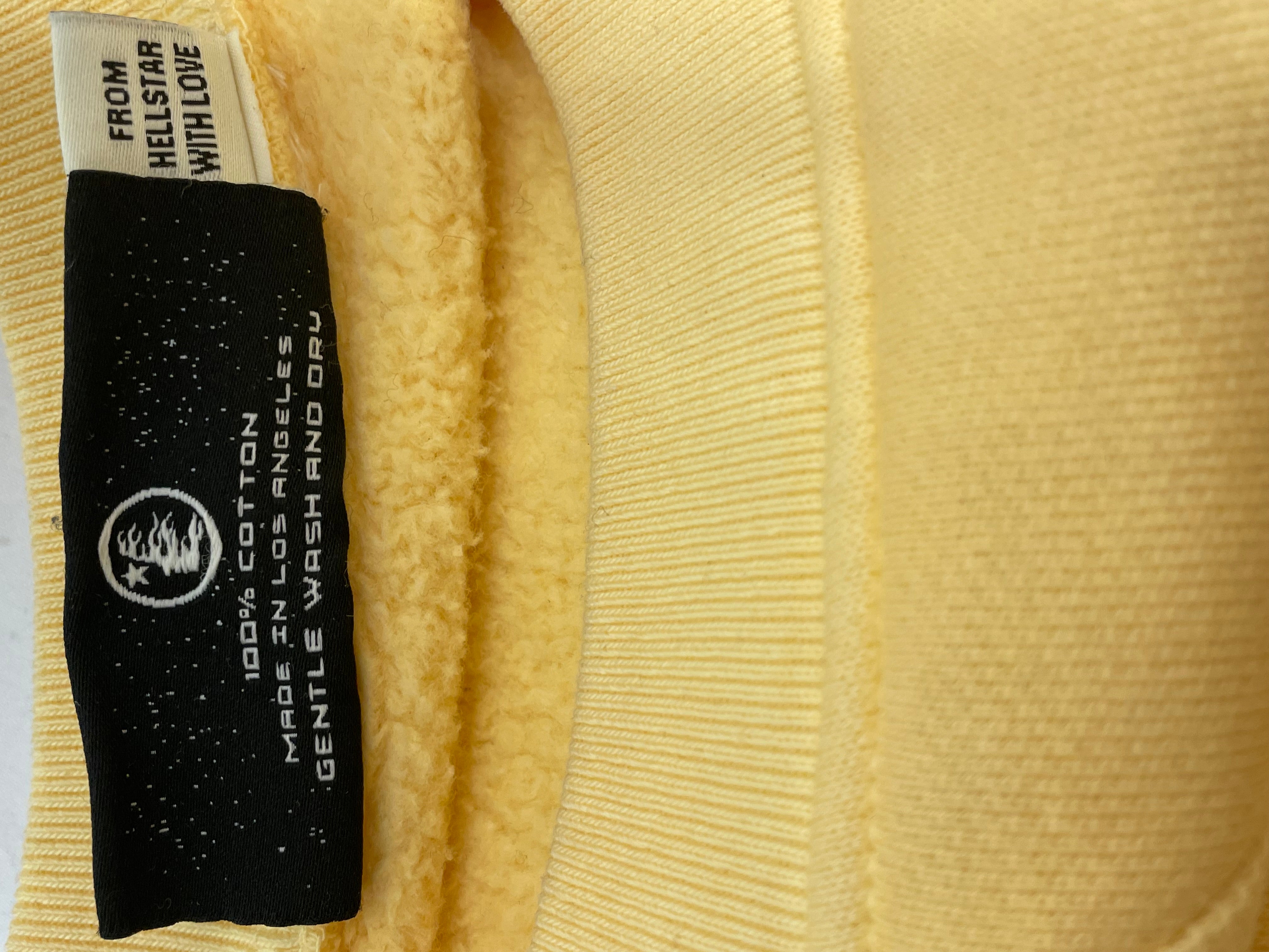 HELLSTAR/Sweatshirt/Cotton/YEL/Oversize/ HELLSTAR STUDIOS SPORTS CREW view 4