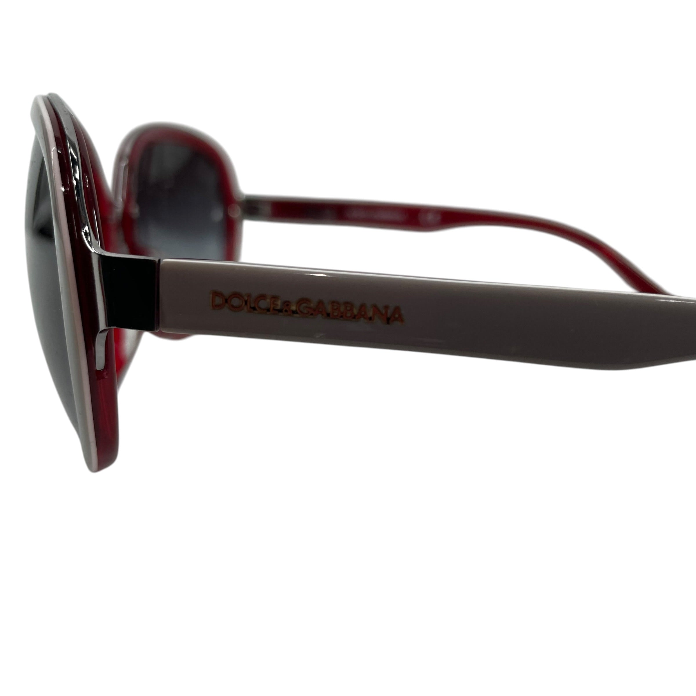 DOLCE&GABBANA/Sunglasses/Plastic/GRY/RED UNDERTONE ROUD SHADES view 3