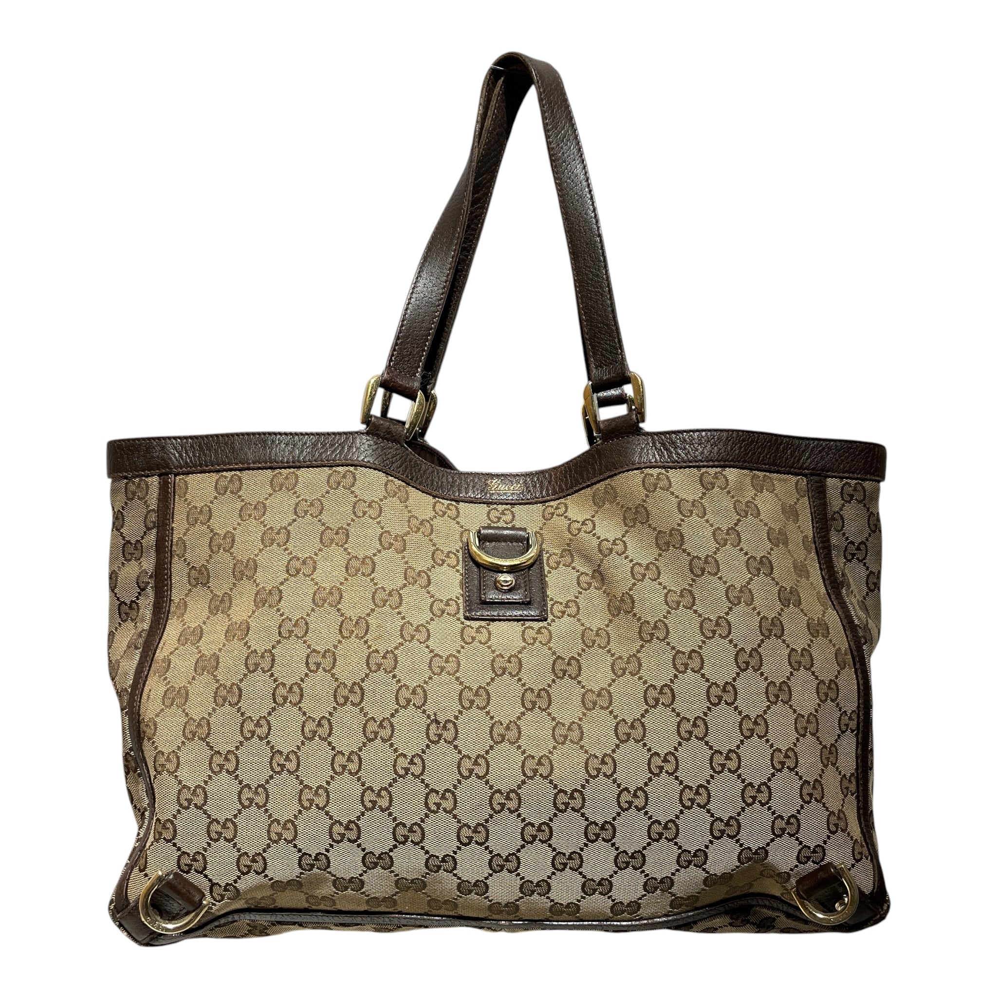 GUCCI/Bag/All Over Print/Leather/BRW/Canvas Abbey view 1