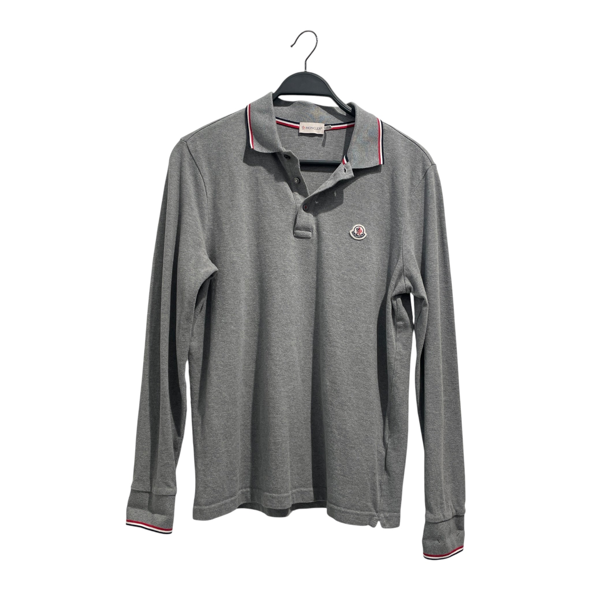MONCLER/LS Cut & Sew/L/Cotton/GRY/ view 1