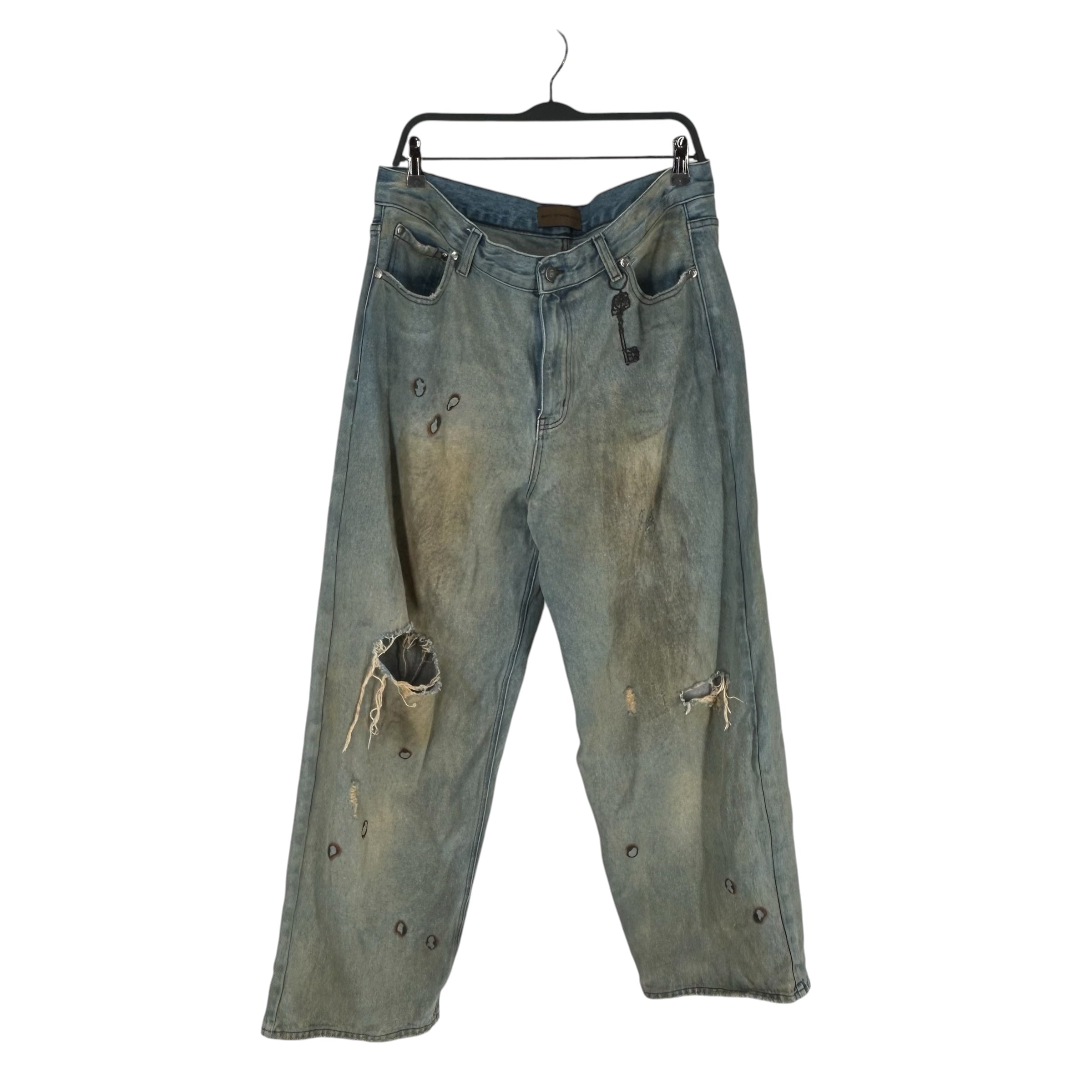 Birth Of Royal Child/Skinny Pants/XL/Denim/BLU/DISTRESSED/FADED view 1