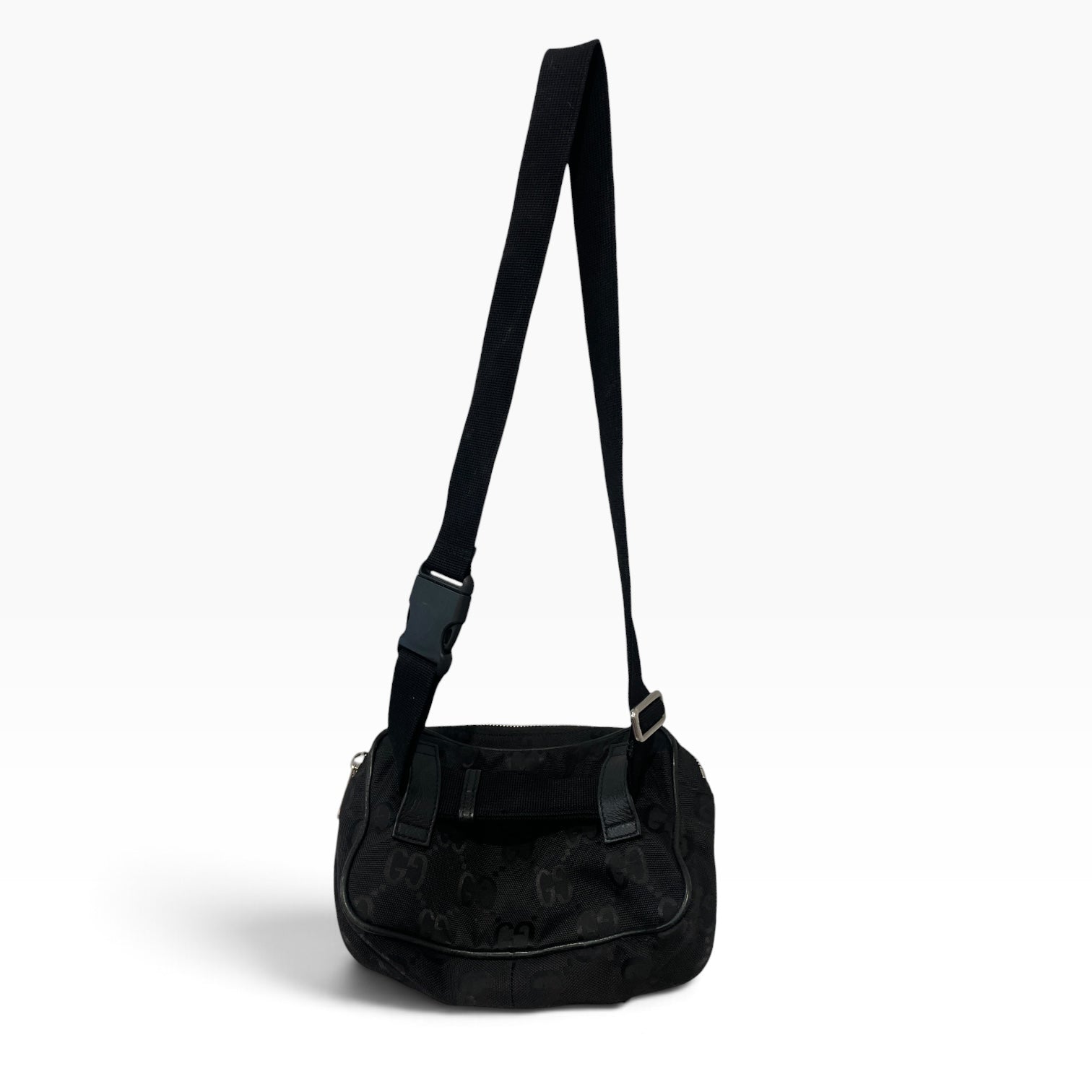 GUCCI/Fanny Pack/Monogram/Cotton/BLK/OFF THE GRID view 2