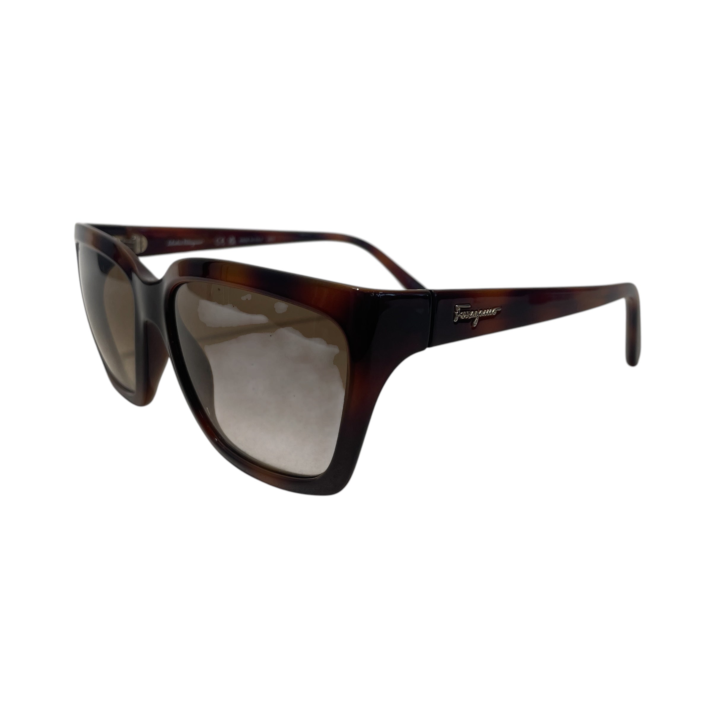 Salvatore Ferragamo/Sunglasses/Celluloid/BLK/L's/ view 2