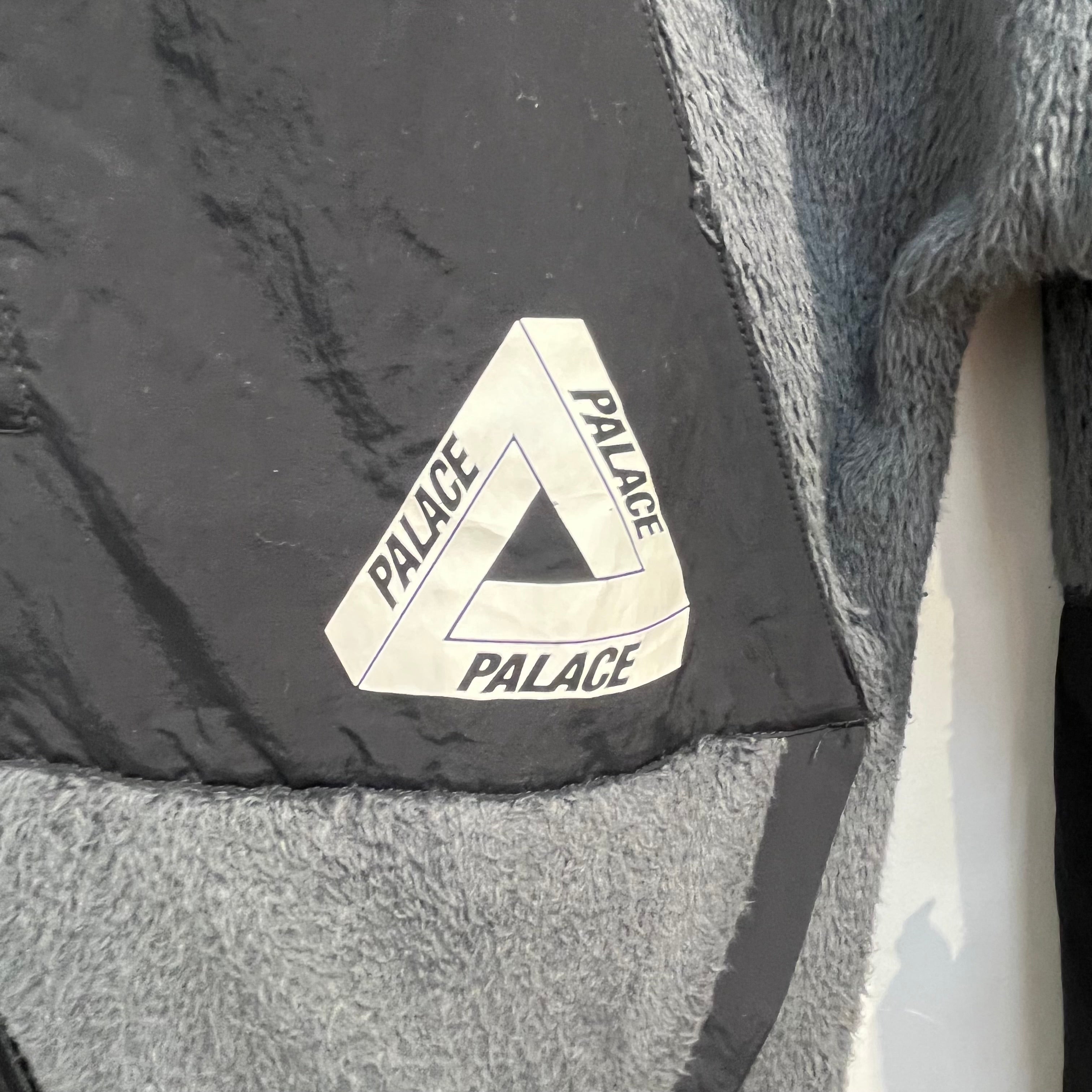 PALACE/adidas/Fleece Jkt/XS/Cotton/GRY/LOGO FLEECE view 4