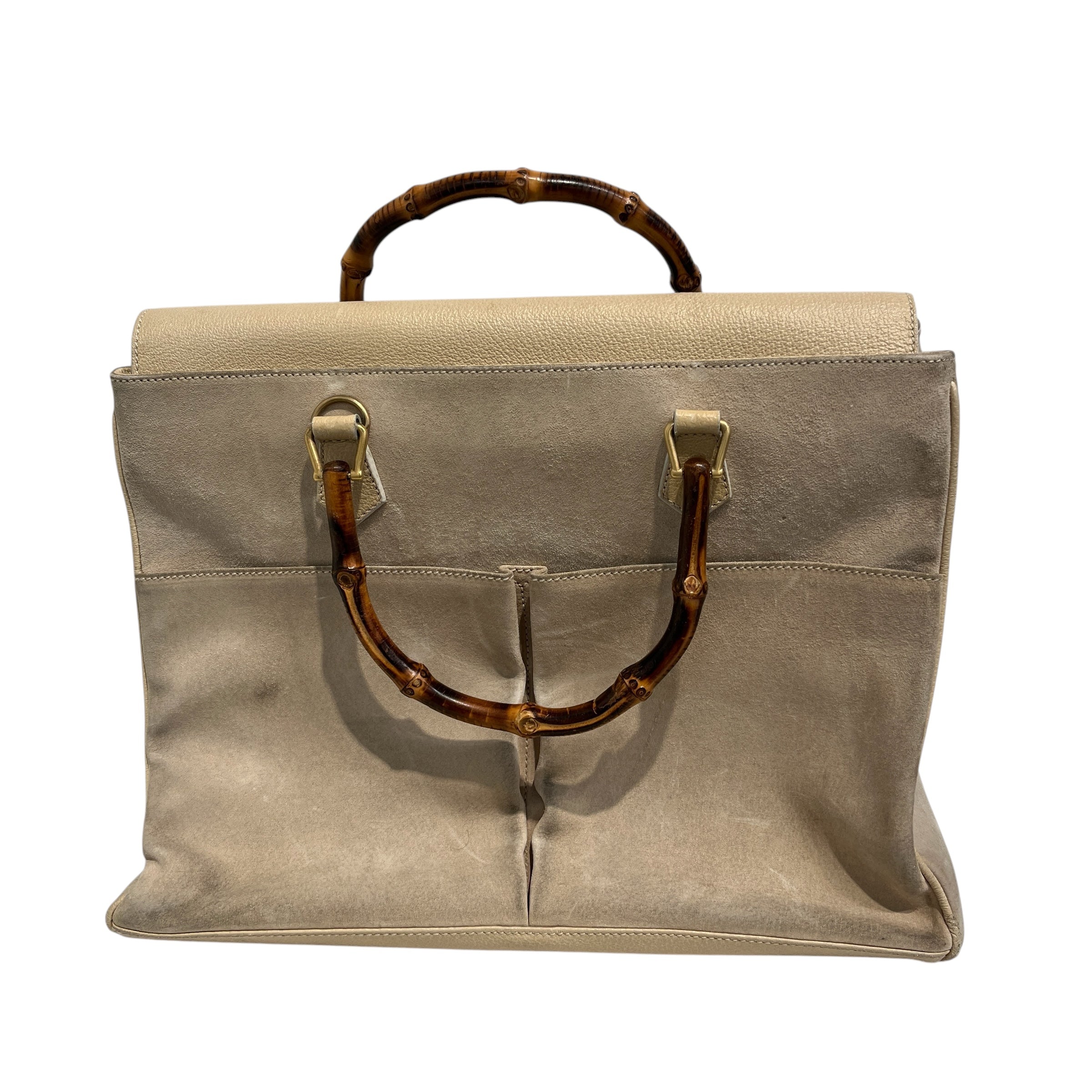 GUCCI/Bag/Suede/BEG/002-2855 view 1