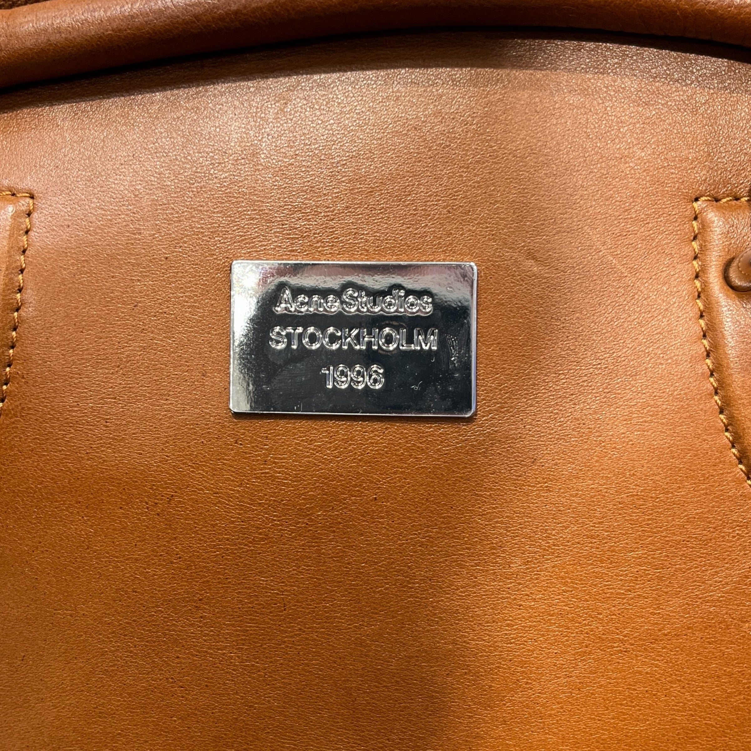 Acne Studios/Tote Bag/Leather/BRW/BOWLINA view 4