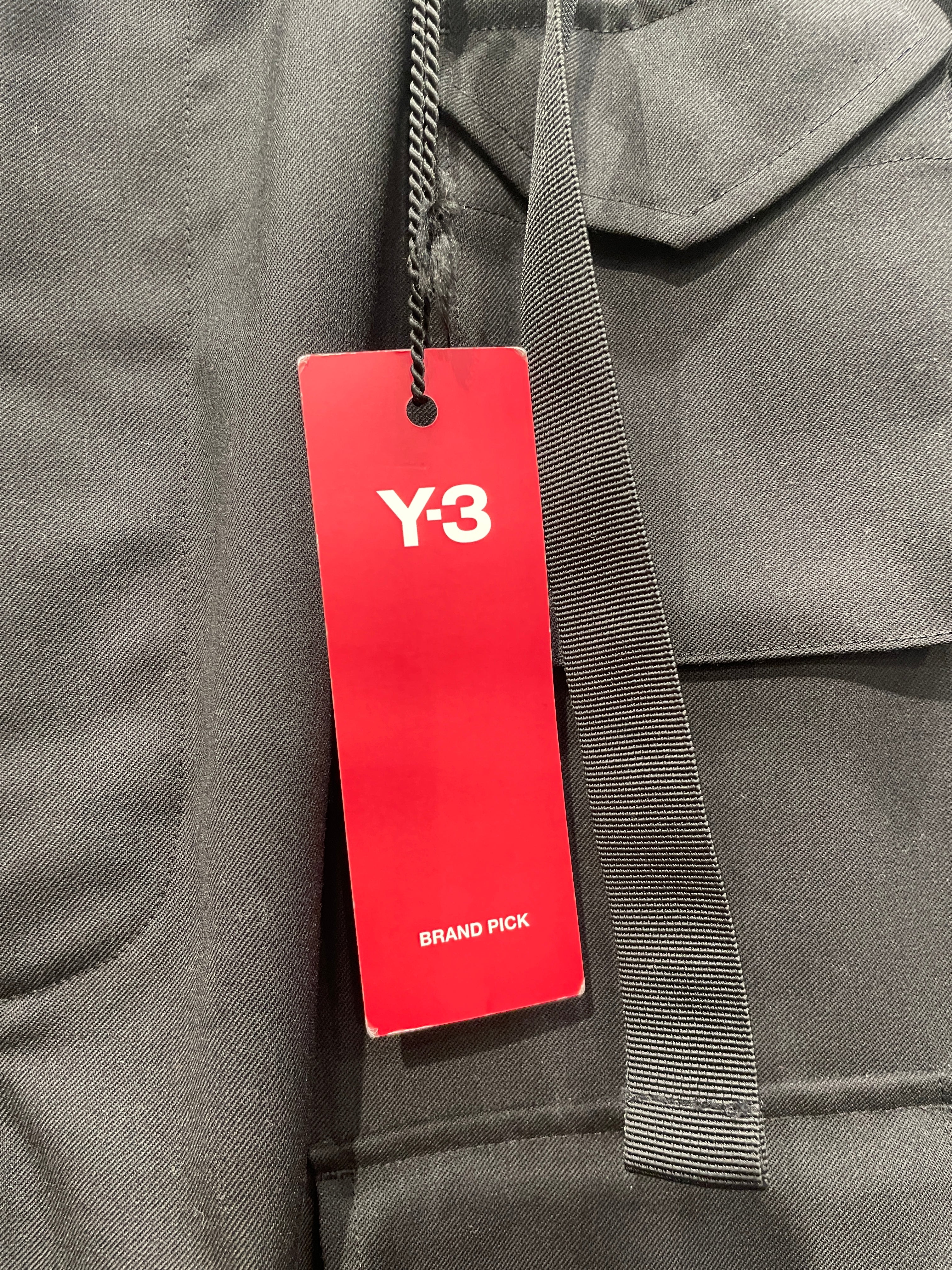 Y-3/Cargo Pants/M/Polyester/BLK/DRAWCORD SINCH HEM PANT view 5