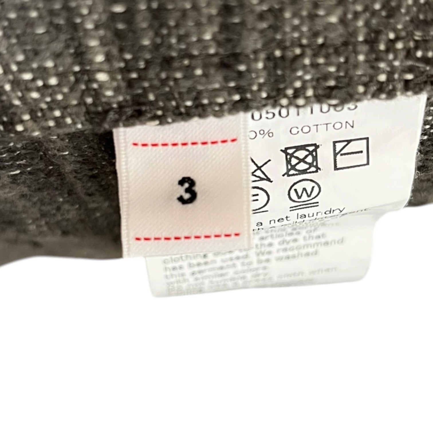 visvim/LS Shirt/3/Cotton/GRY/Herringbone Wood Button view 4
