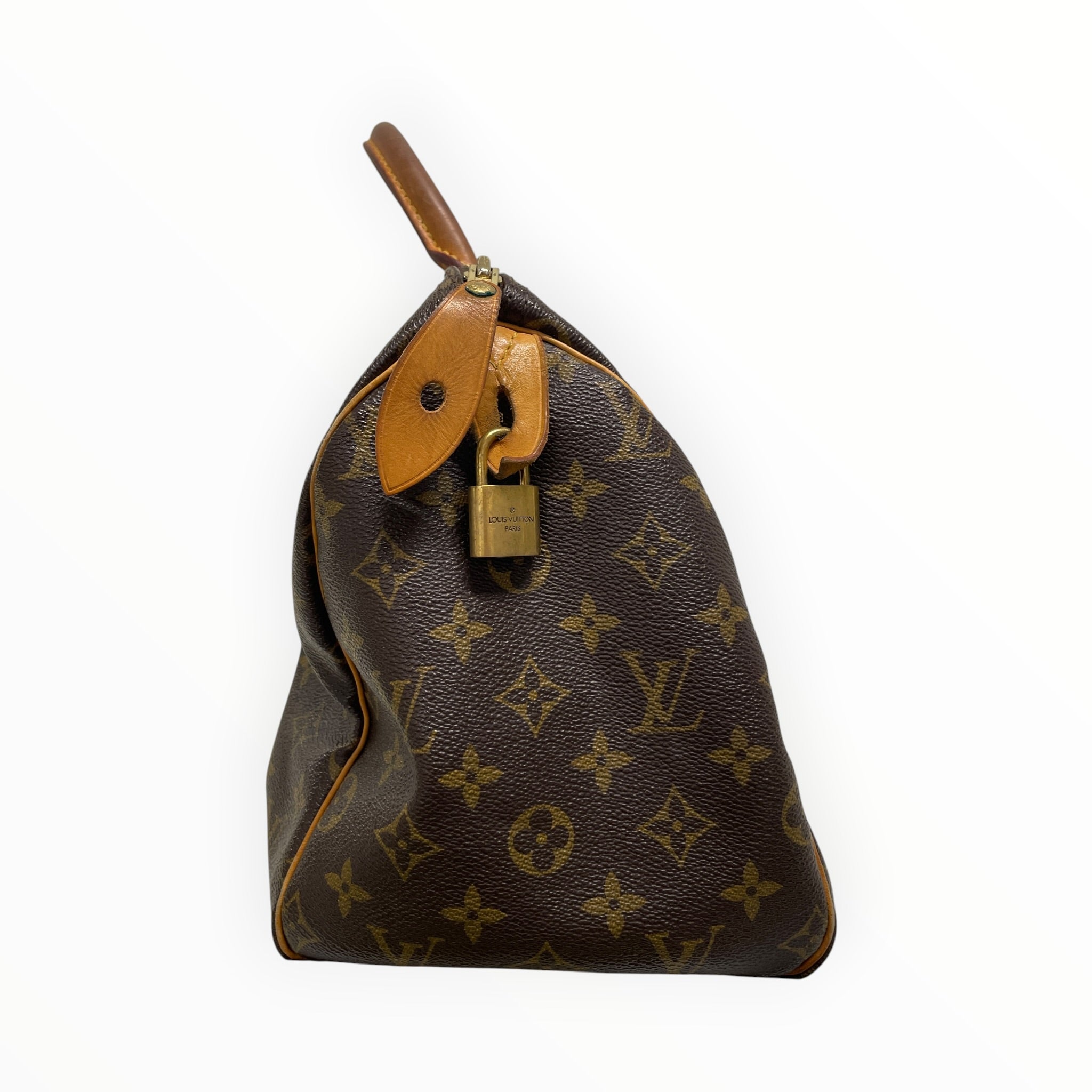 LOUIS VUITTON/Hand Bag/Monogram/Leather/BRW/H3YQ3B8/SPEEDY HANDBAG view 3
