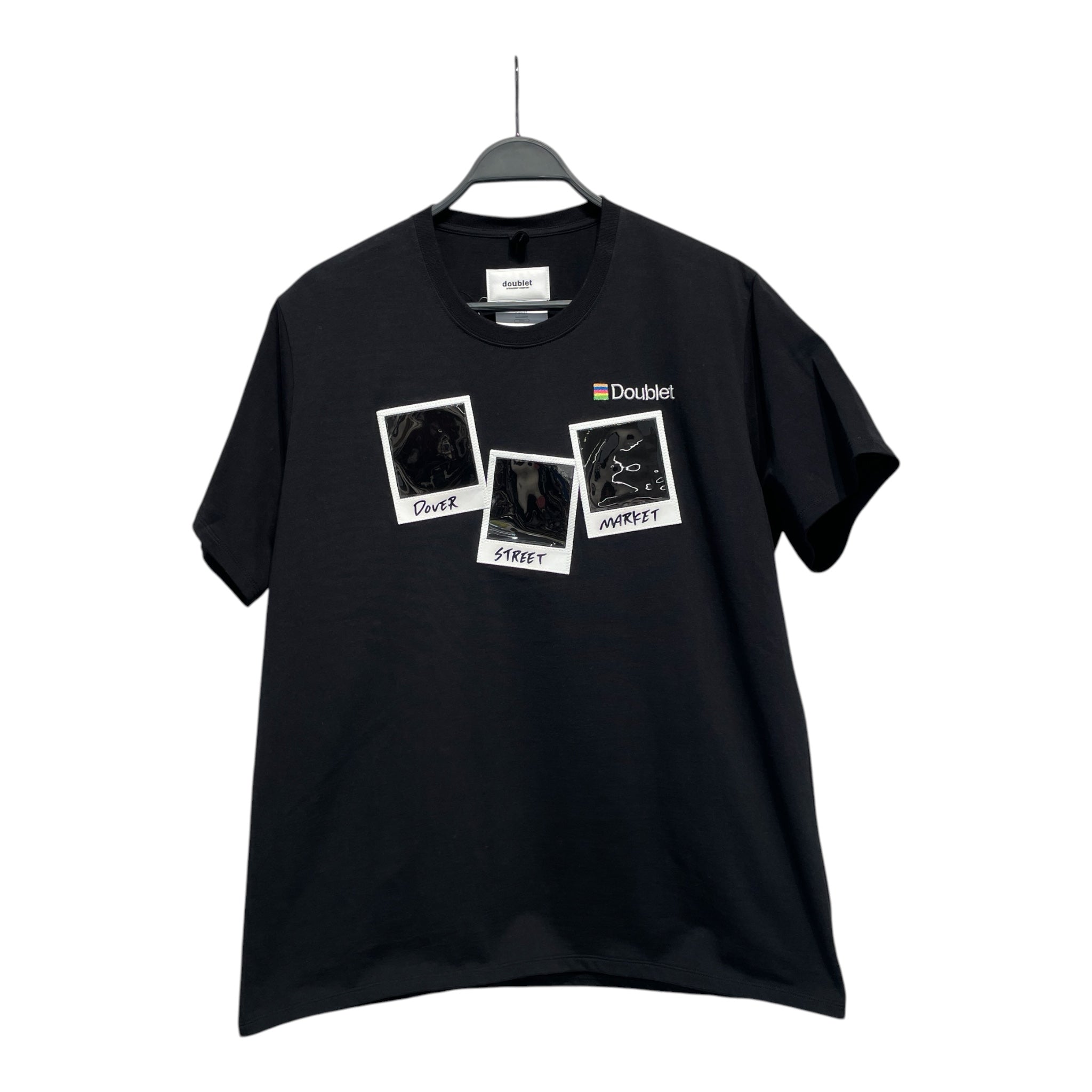 doublet/T-Shirt/S/Cotton/BLK/Graphic/DSM Polaroid FILM T SHIRT view 1