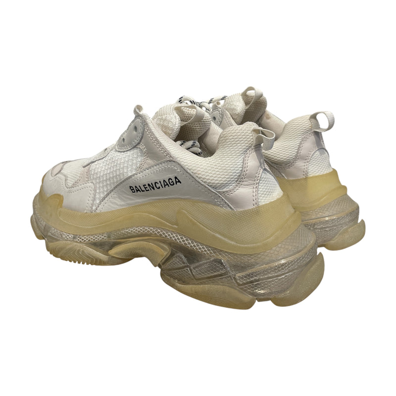 BALENCIAGA/Low-Sneakers/US 8.5/WHT/Triple S