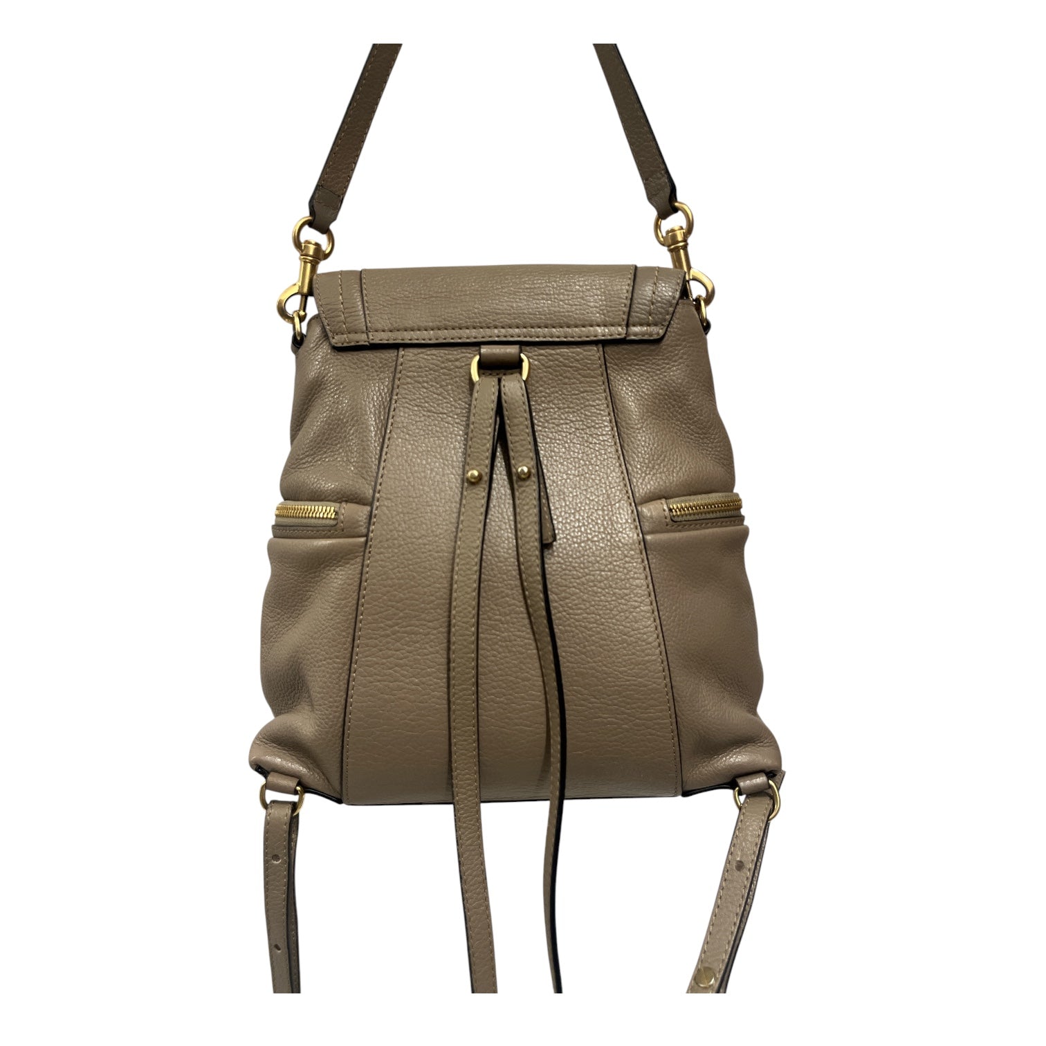 Chloe/Backpack/Leather/BEG/OLGA BACKPACK MOTTY GREY view 3