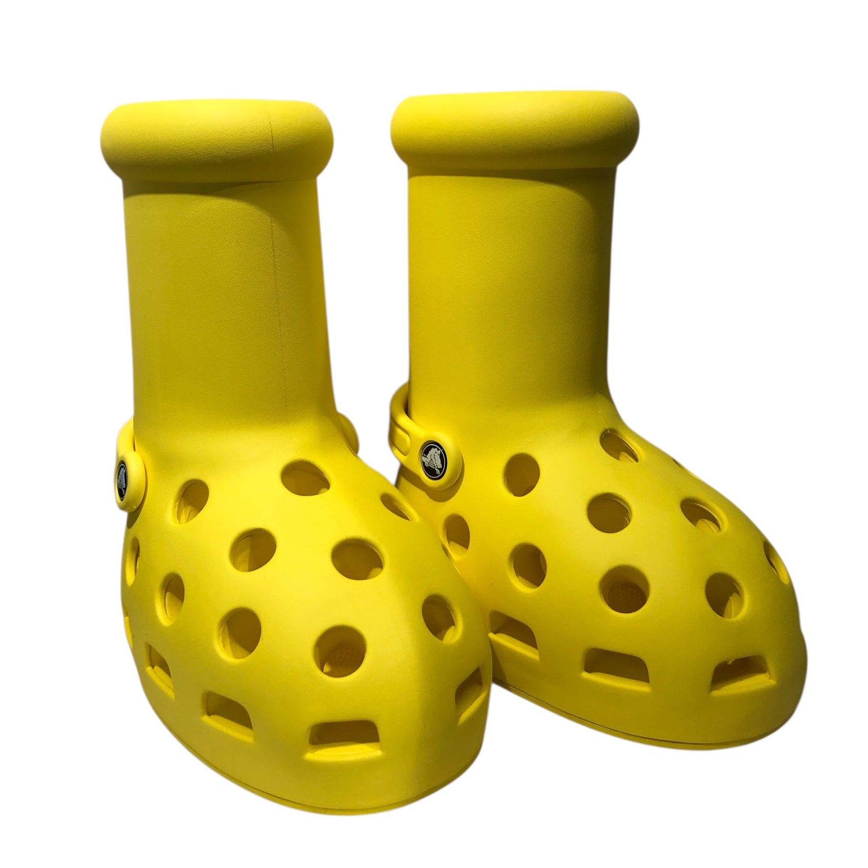 MSCHF/crocs/Boots/US 10/Polyester/YEL/Croc Boot view 1