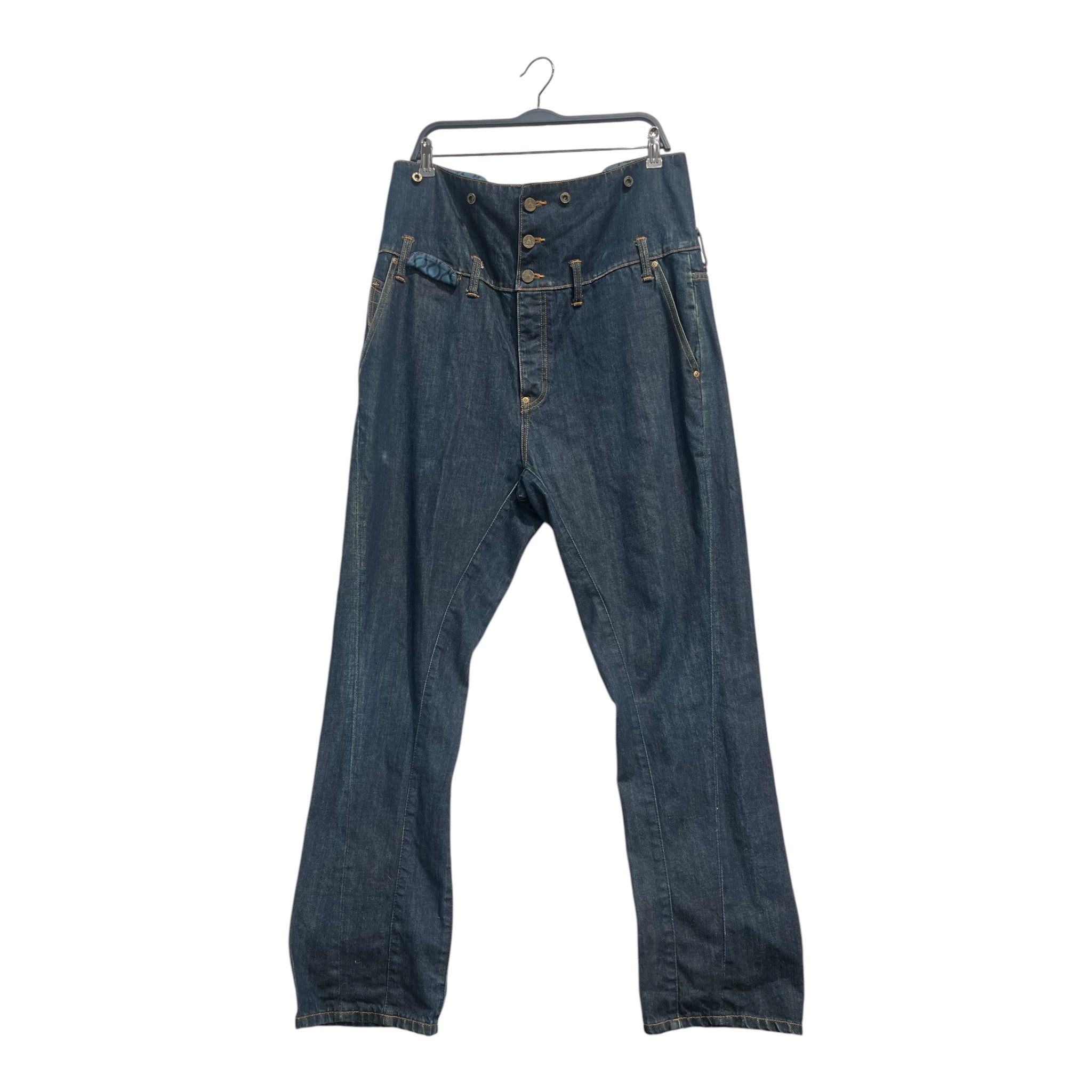 Vivienne Westwood/Levis CALIFORNIA/Pants/32/Cotton/NVY/HIGH RISE BUTOON WAIST view 1
