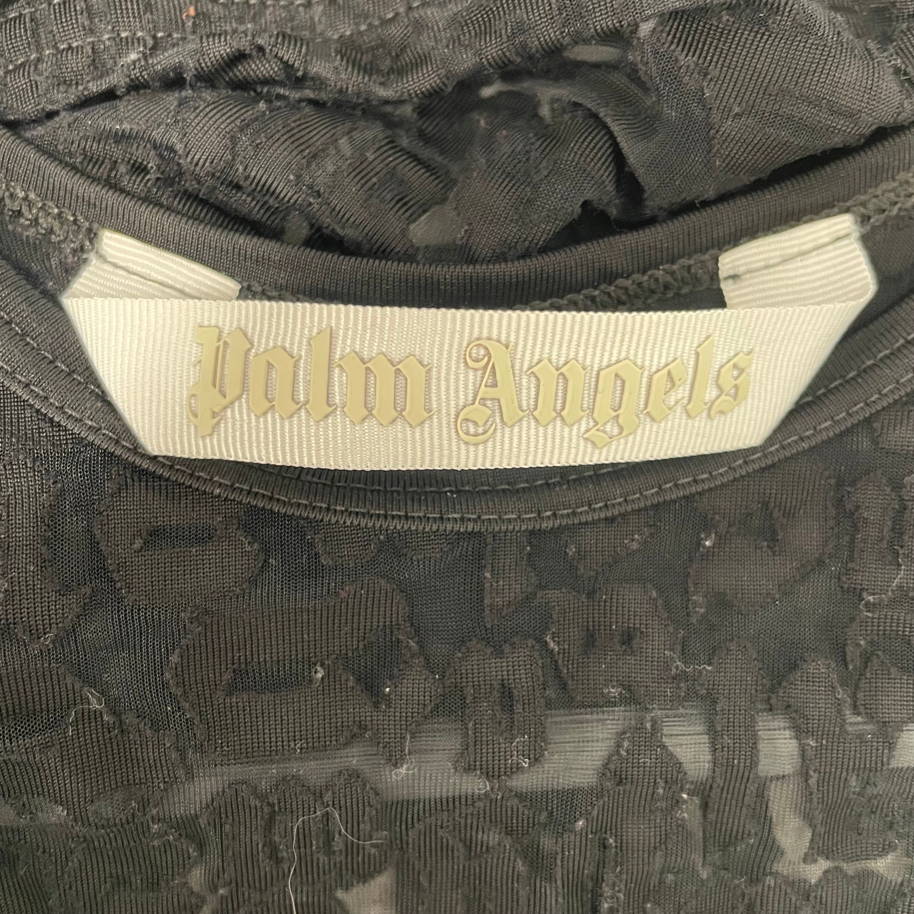 Palm Angels/T-Shirt/Cotton/BLK/MESH view 3