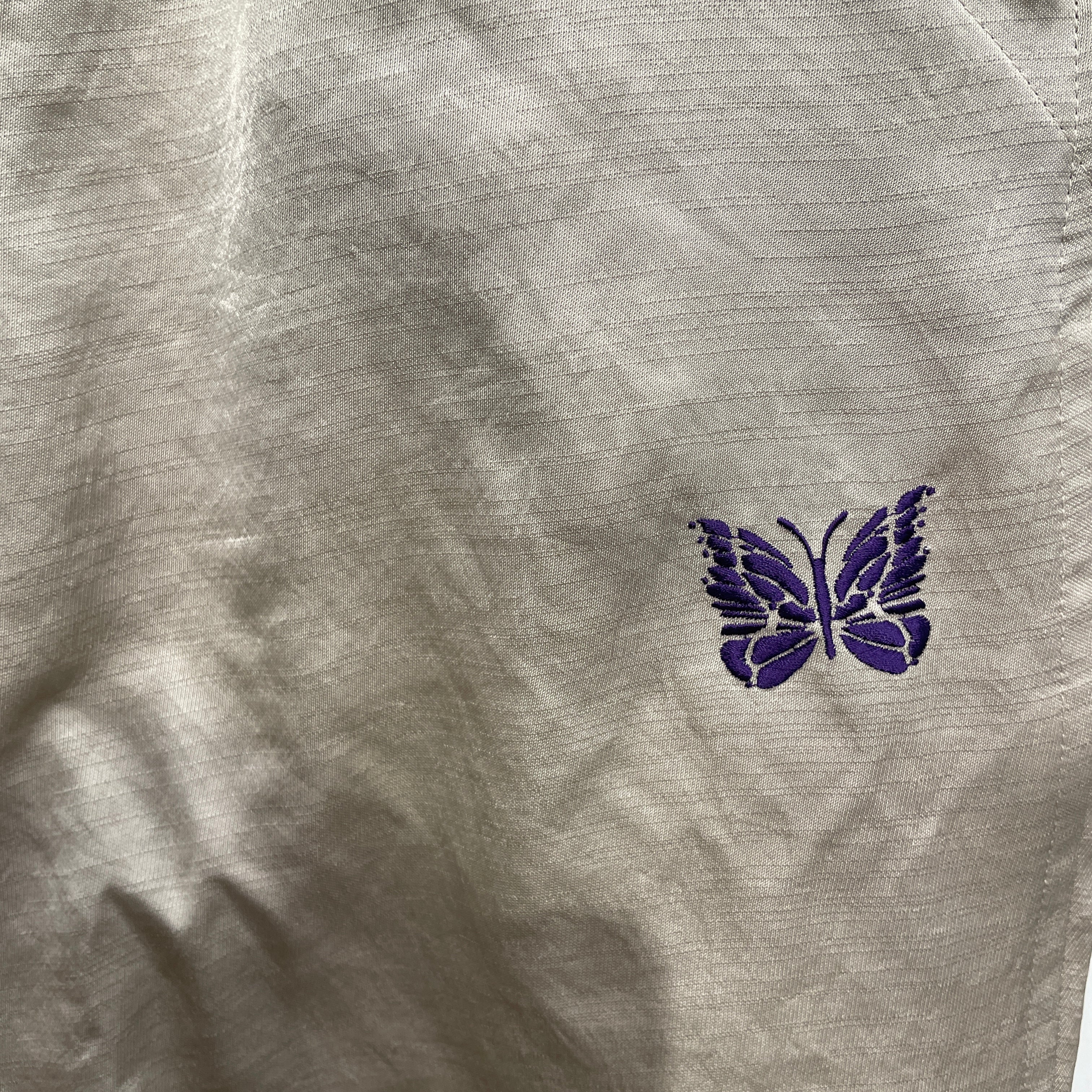 Needles/Shorts/XL/Polyester/CRM/PPL NEEDLES LOGO RIGHT view 3